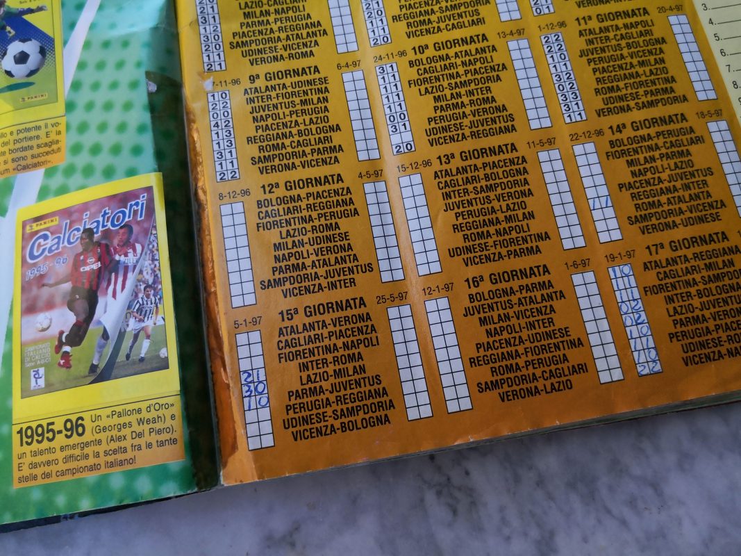 Album Panini Calciatori 1996-97 Quasi Complet, En Parfait état, Neuf