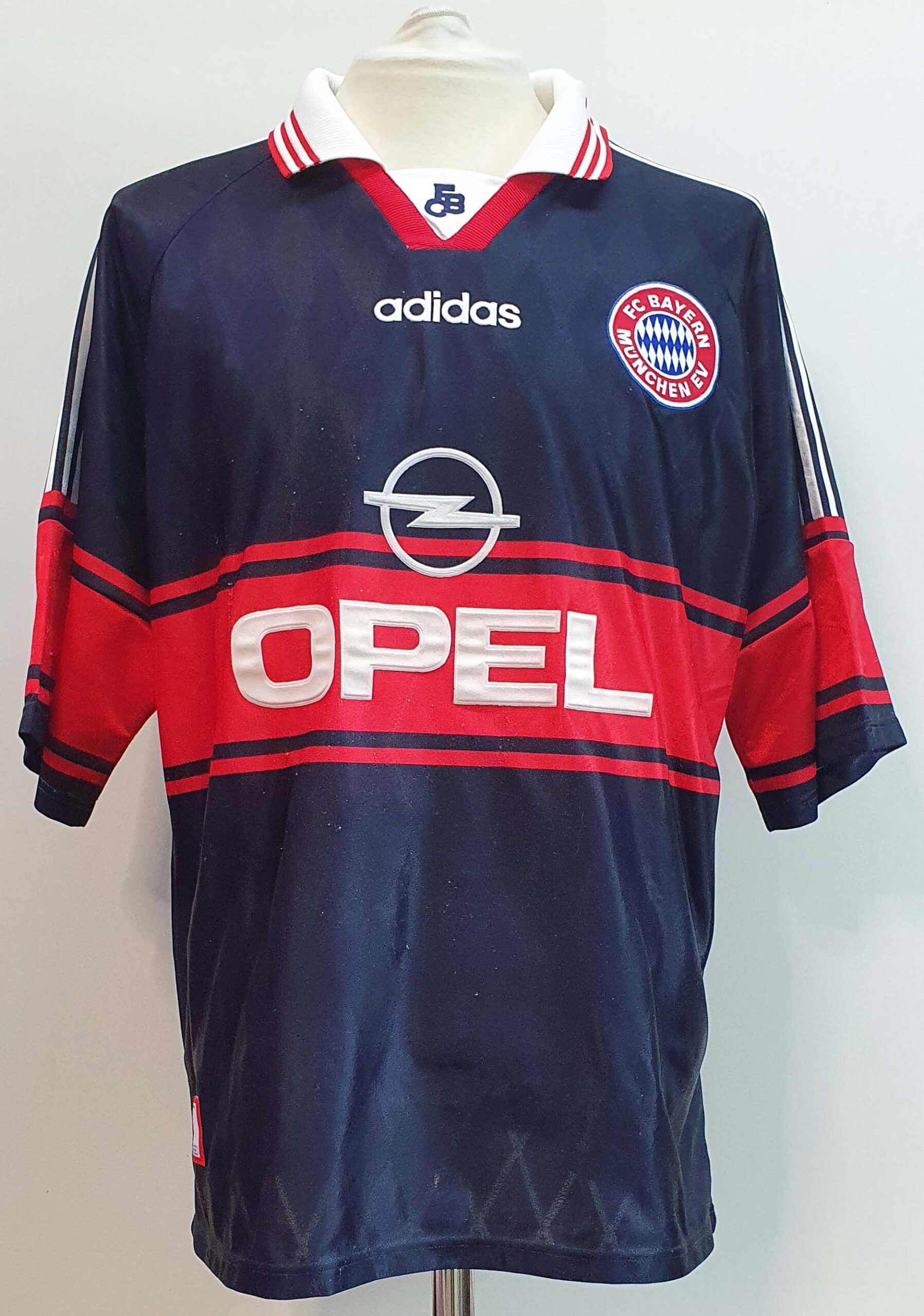 Maillot Bayern Munich Elber 1999-2000 - Taille XL, Vintage, Occasion Mais En Bon état