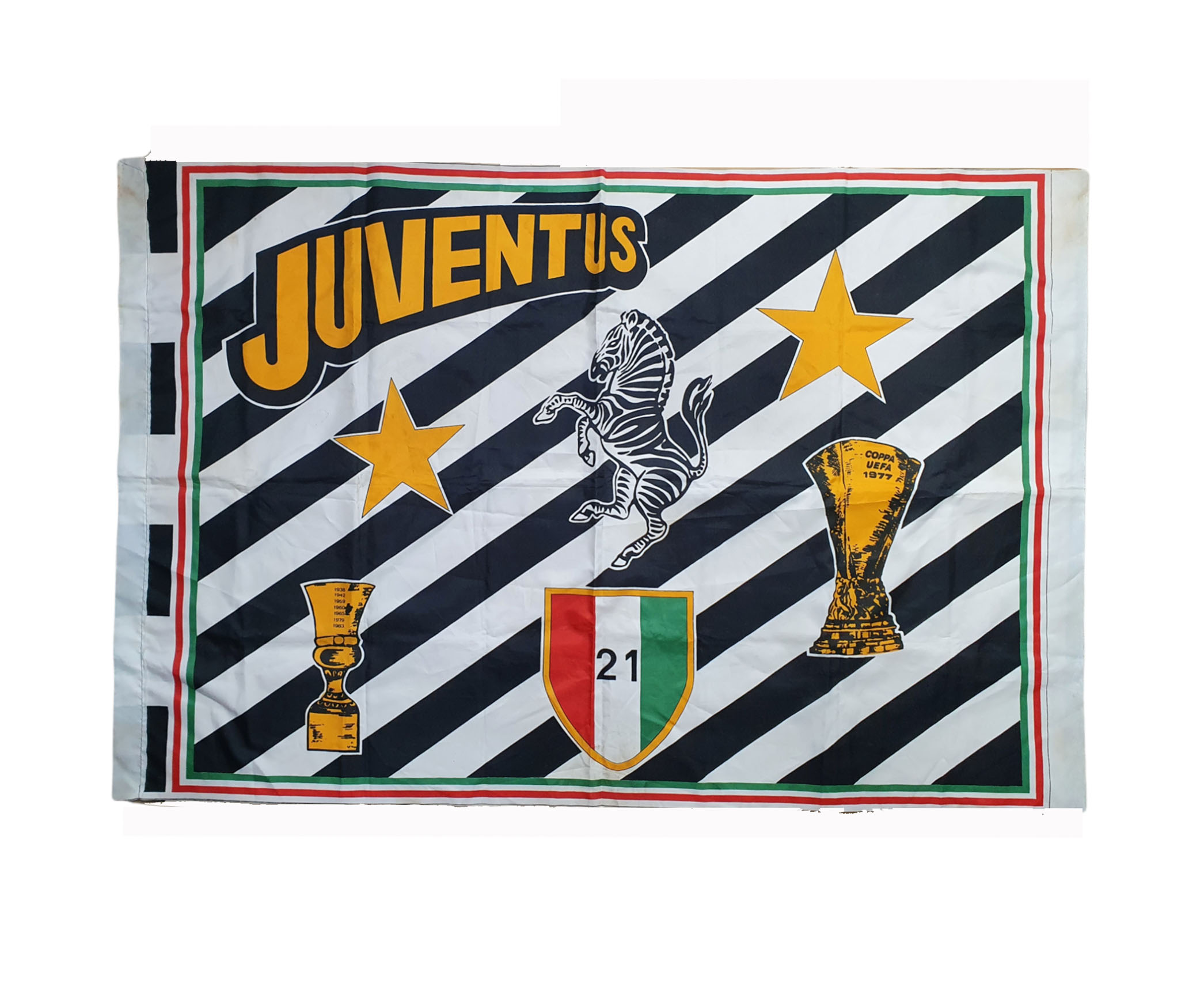 Juventus bandiera 1983-84 Scudetto