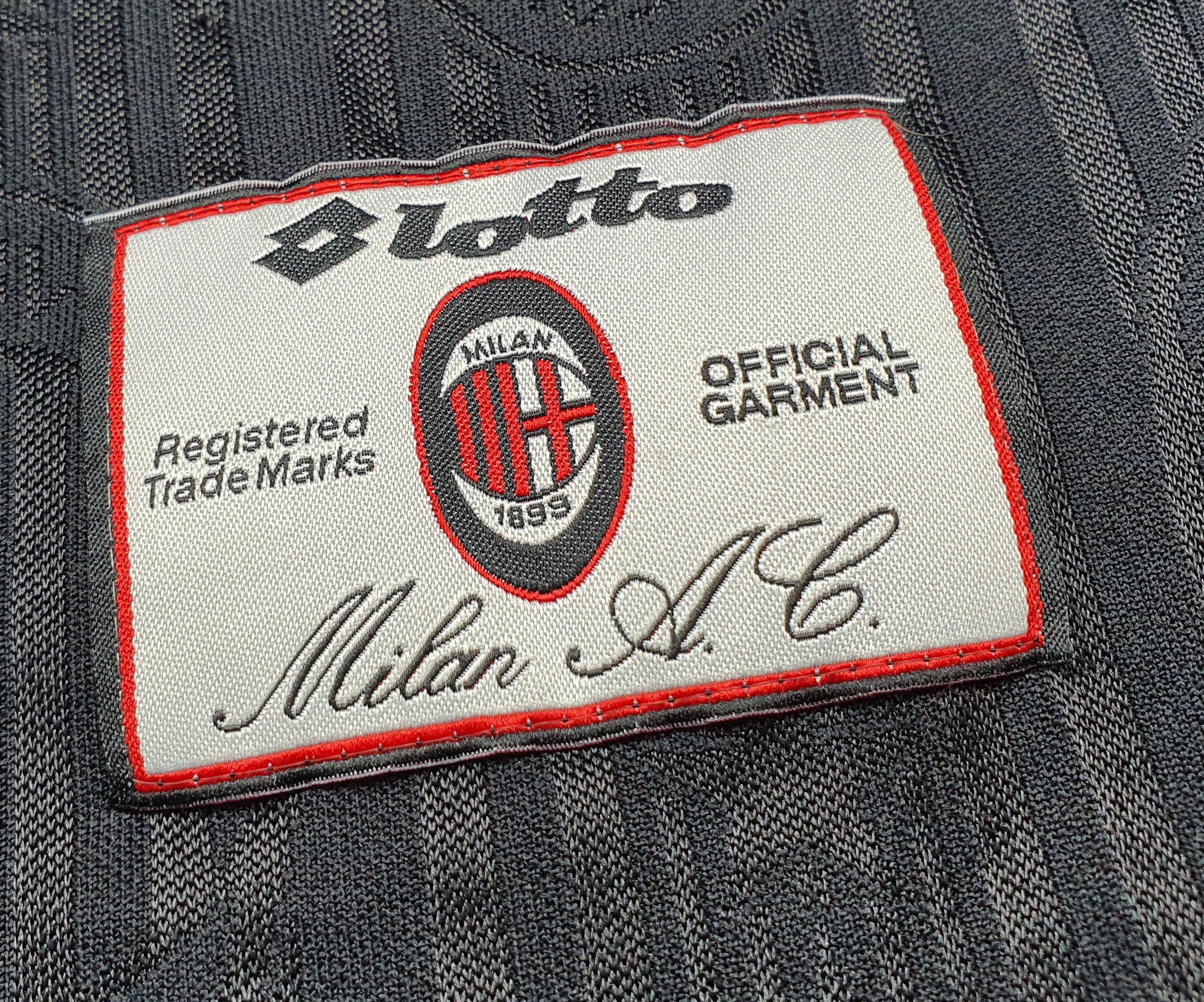 Milan 1997-98 maglia Lotto Weah #14 third - immagine 3