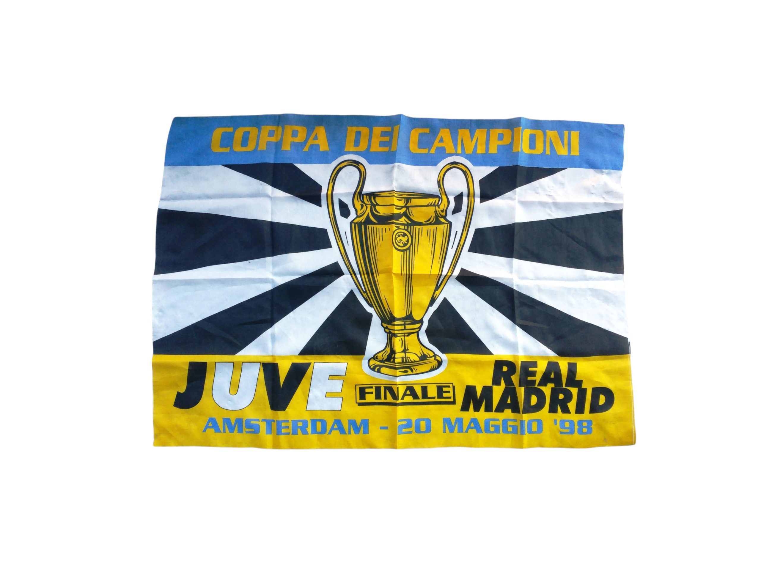 Juventus bandiera 1997-98 Real Madrid finale Champions League » BOLA  Football Store