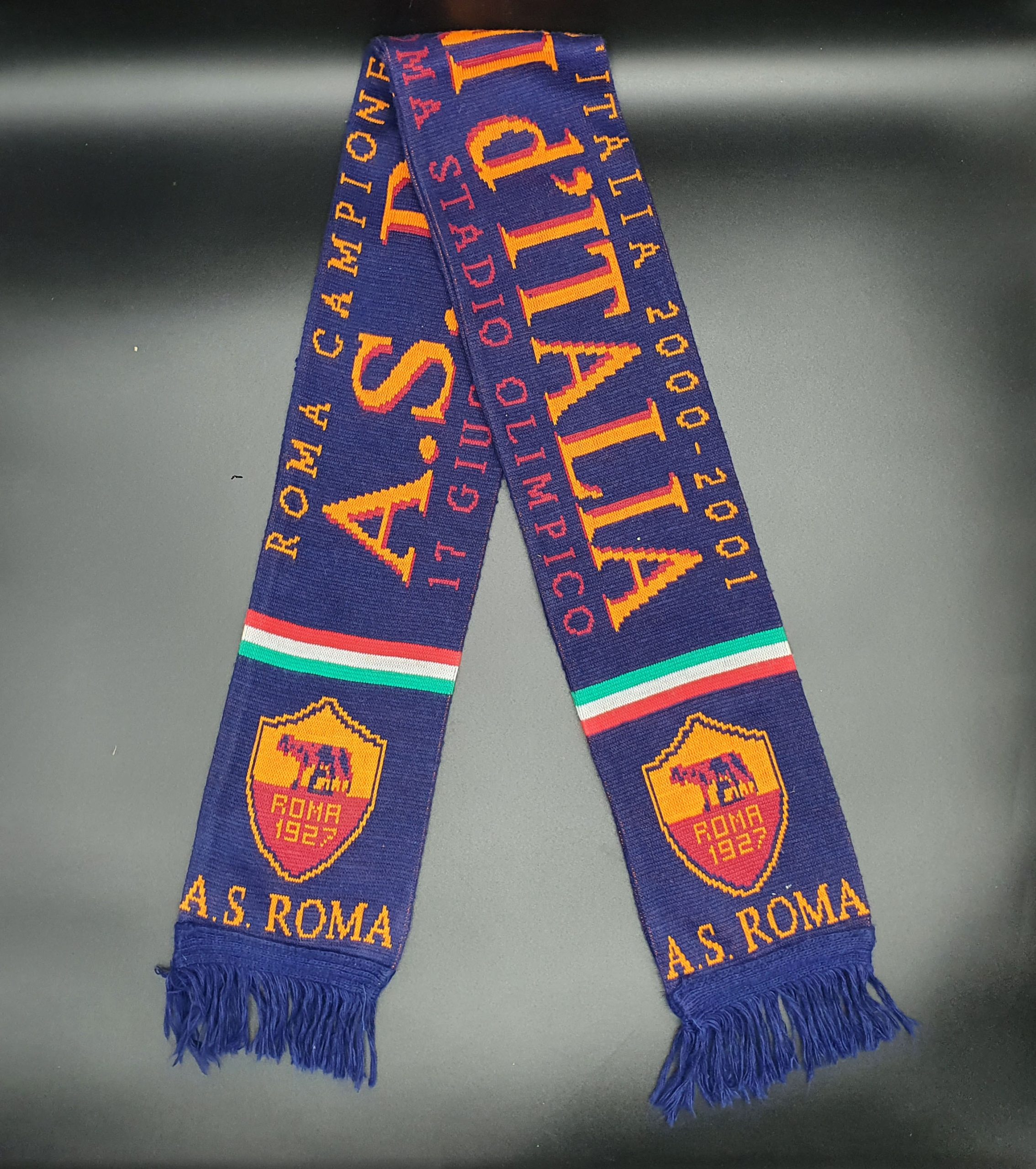 Roma sciarpa 2000-01 scudetto