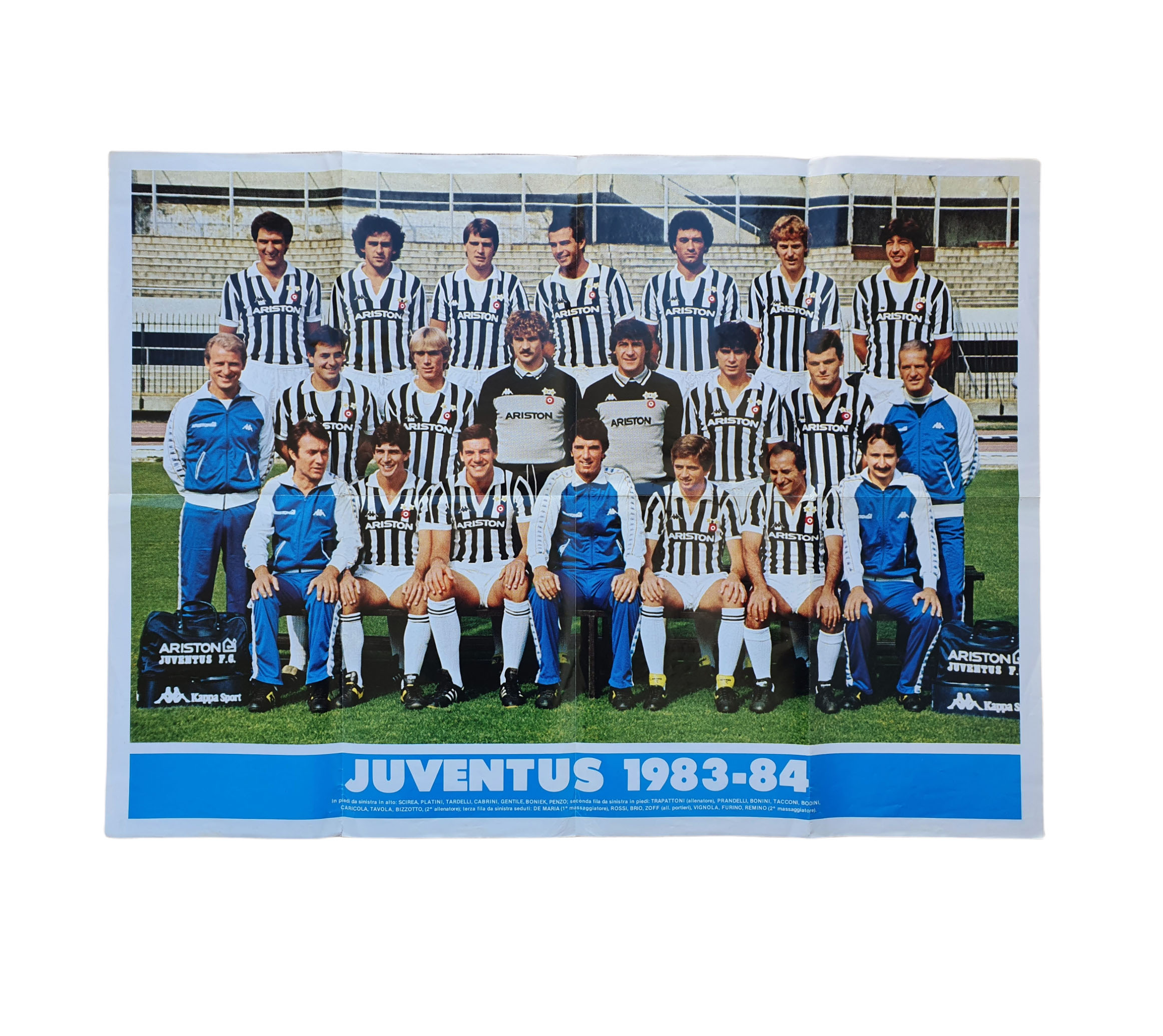 Juventus poster 1983-84 Guerin Sportivo » BOLA Football Store
