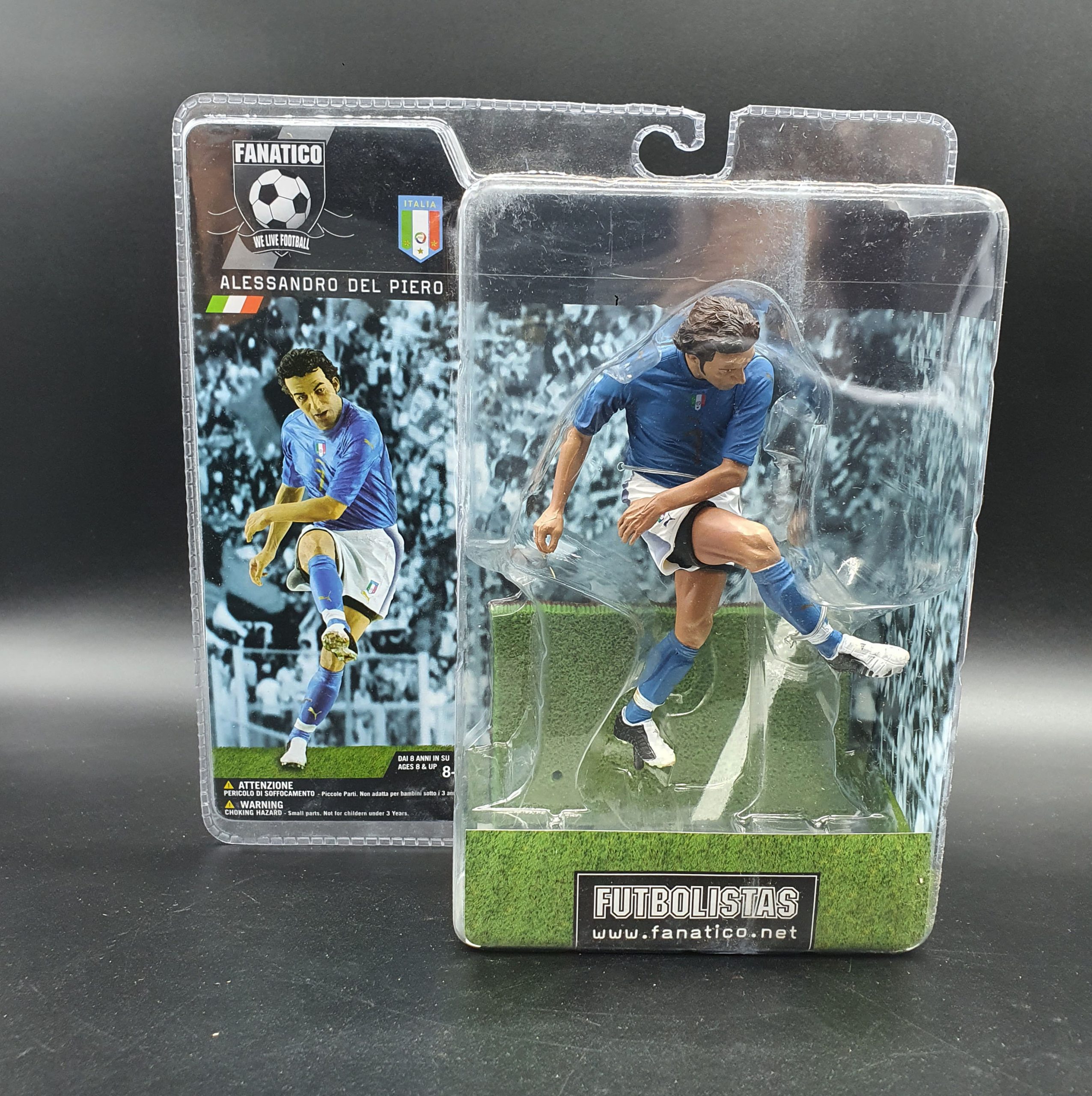 Italy Alessandro Del Piero figure 6" tall FANATICO FOOTBALL Soccer Figure 