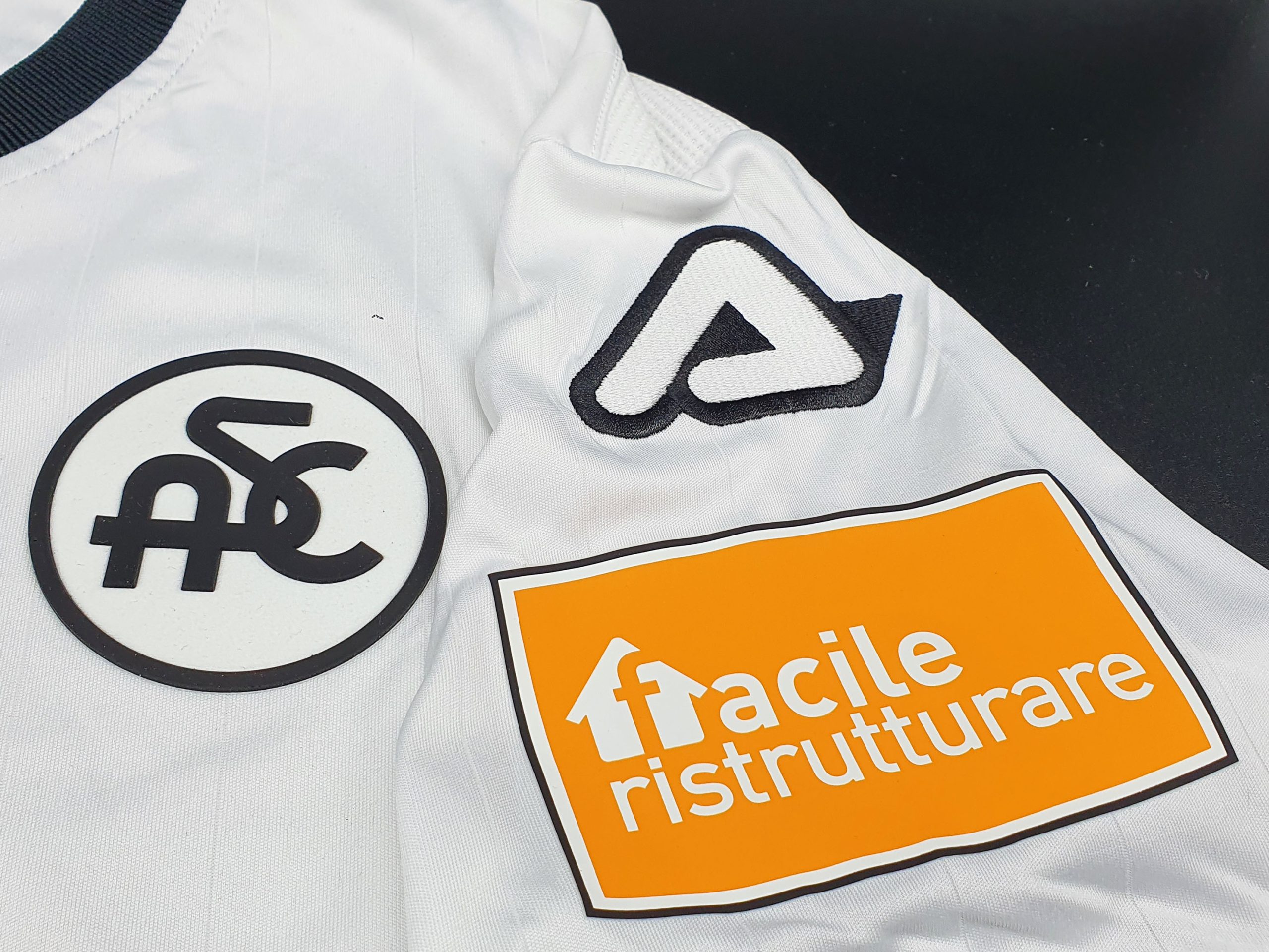Maillot Spezia Match Worn Lotto 2013-2014 - Vintage, Porté En Match, Occasion, Collector