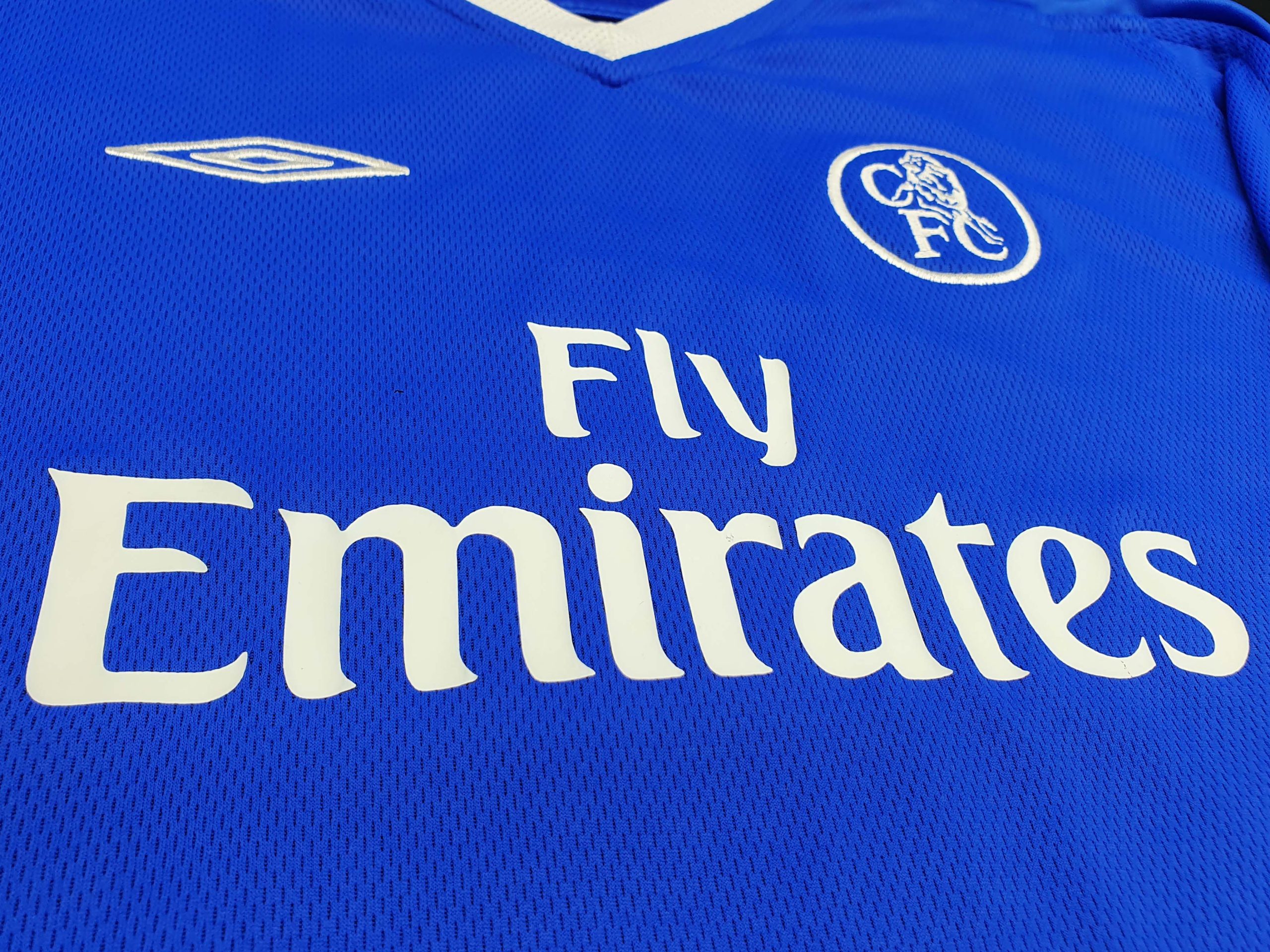 Chelsea 2003-05 maglia Umbro Lampard #8 home youth » BOLA Football 