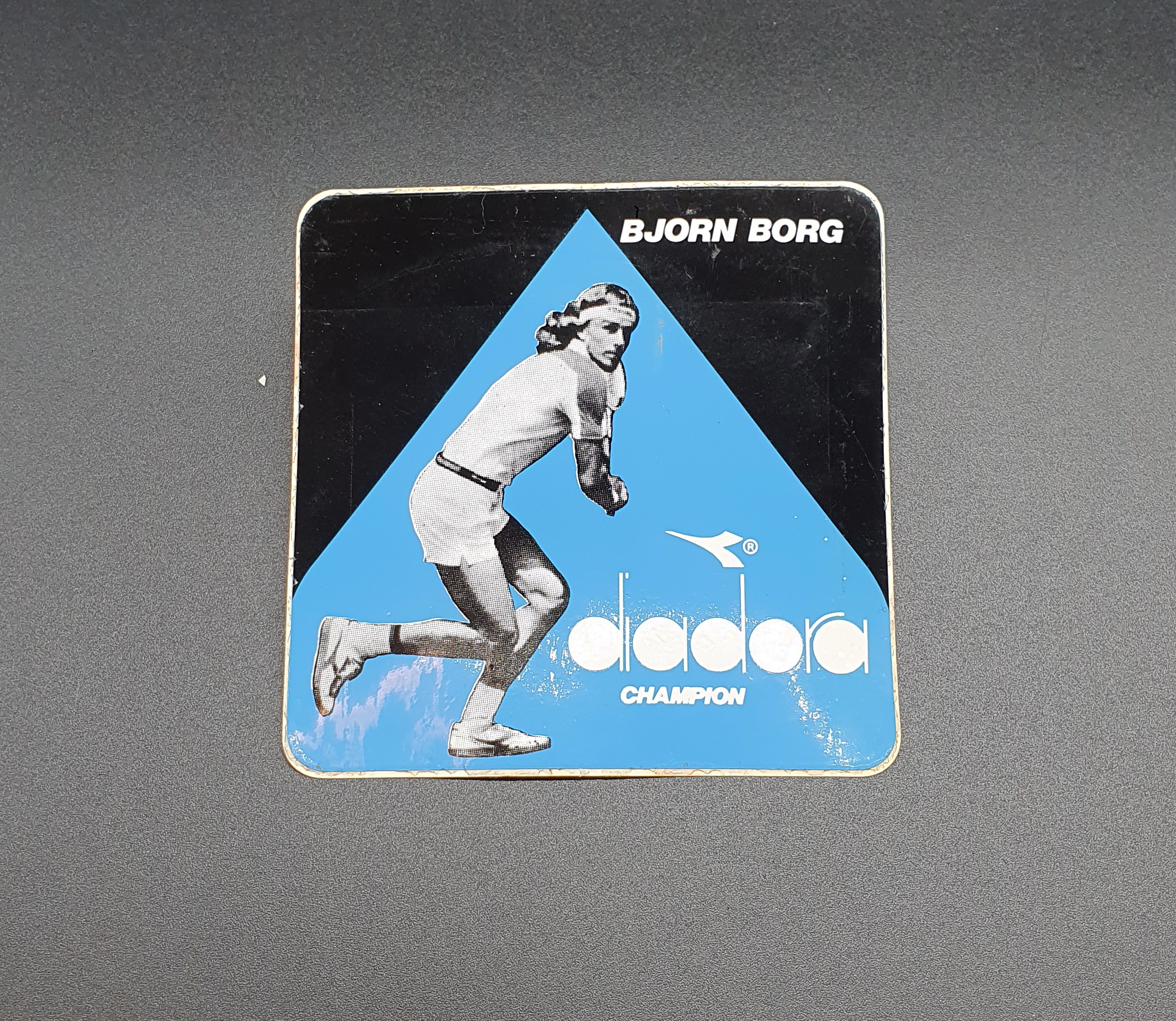 Tennis - Bjorn Borg adesivo Diadora vintage