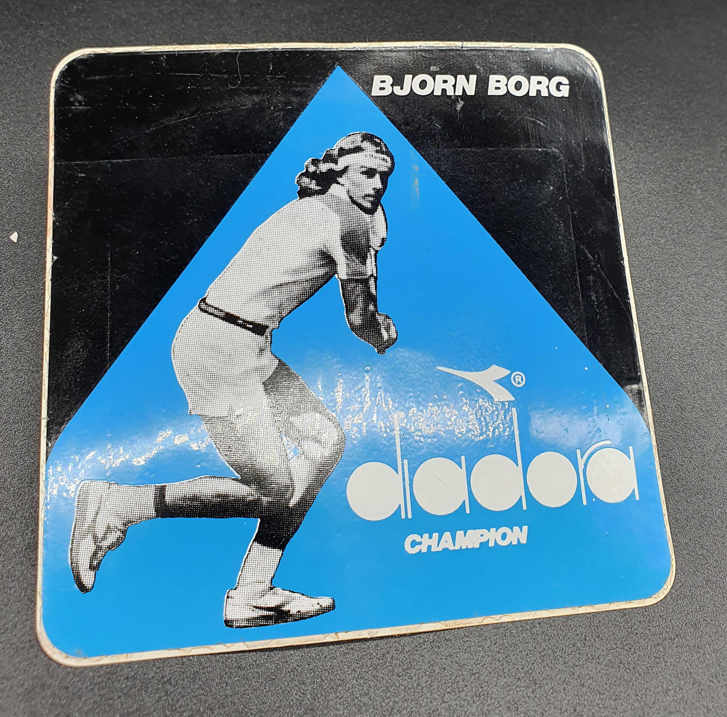 Tennis - Bjorn Borg adesivo Diadora vintage - immagine 2