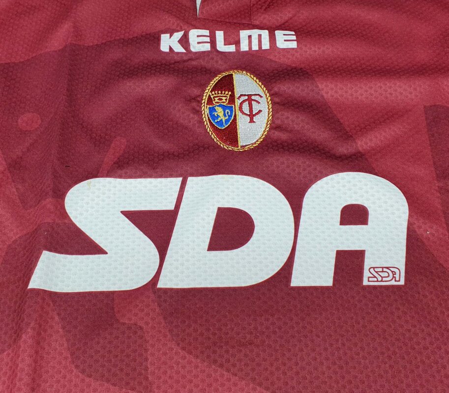 Maillot De Football Torino Calcio 1996/97 Vintage - Kelme, Taille XL, Joueur Sommese - Occasion
