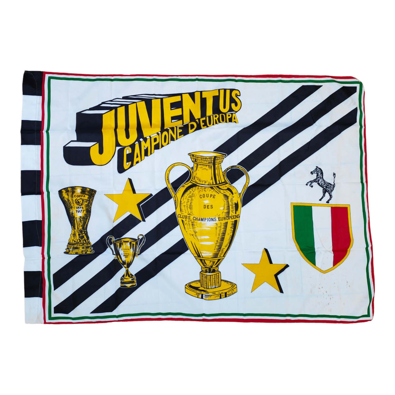 Juventus bandiera 1984-85 Champions League