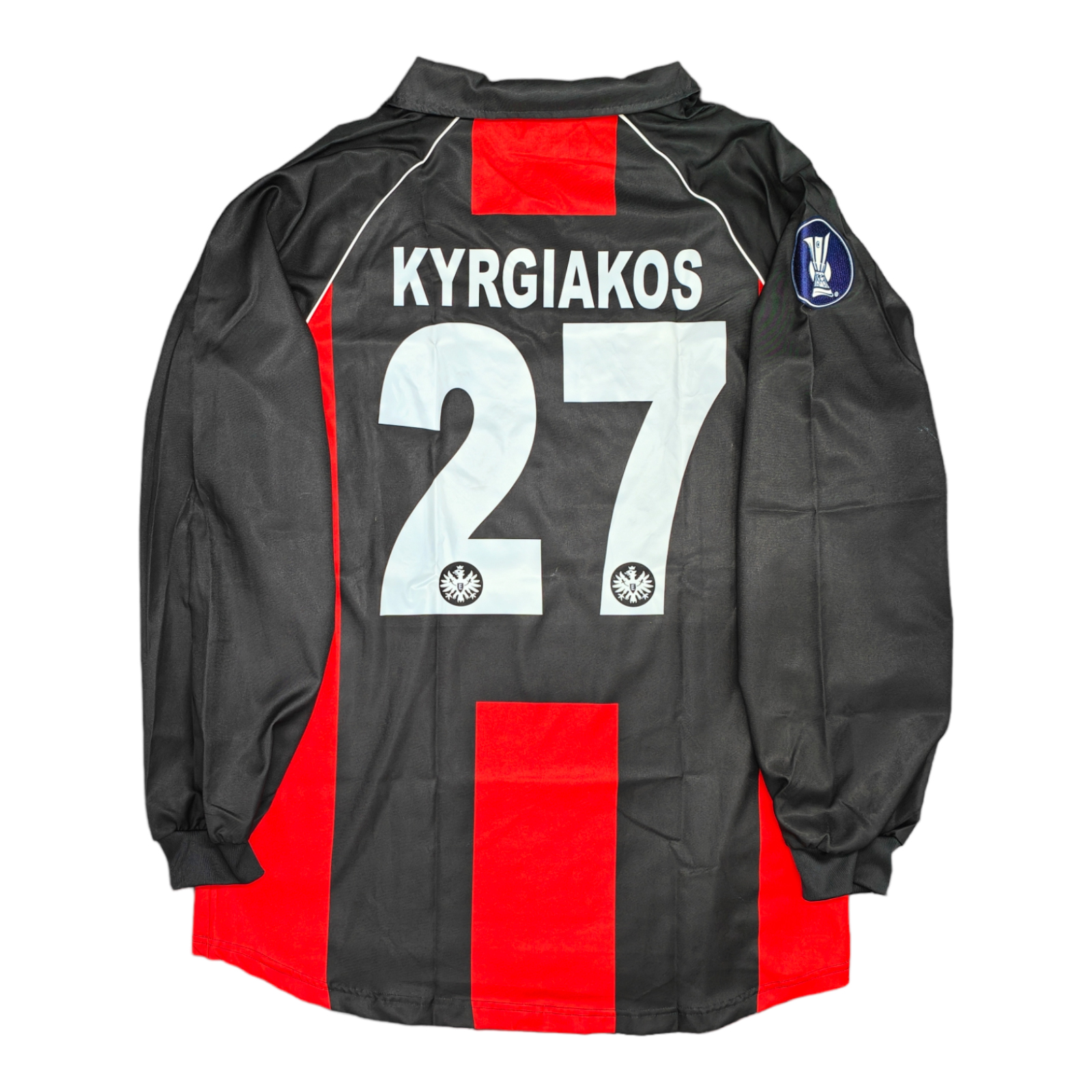 Eintracht Francoforte 2006-07 maglia Jako home #27 Kyrgiakos matchworn