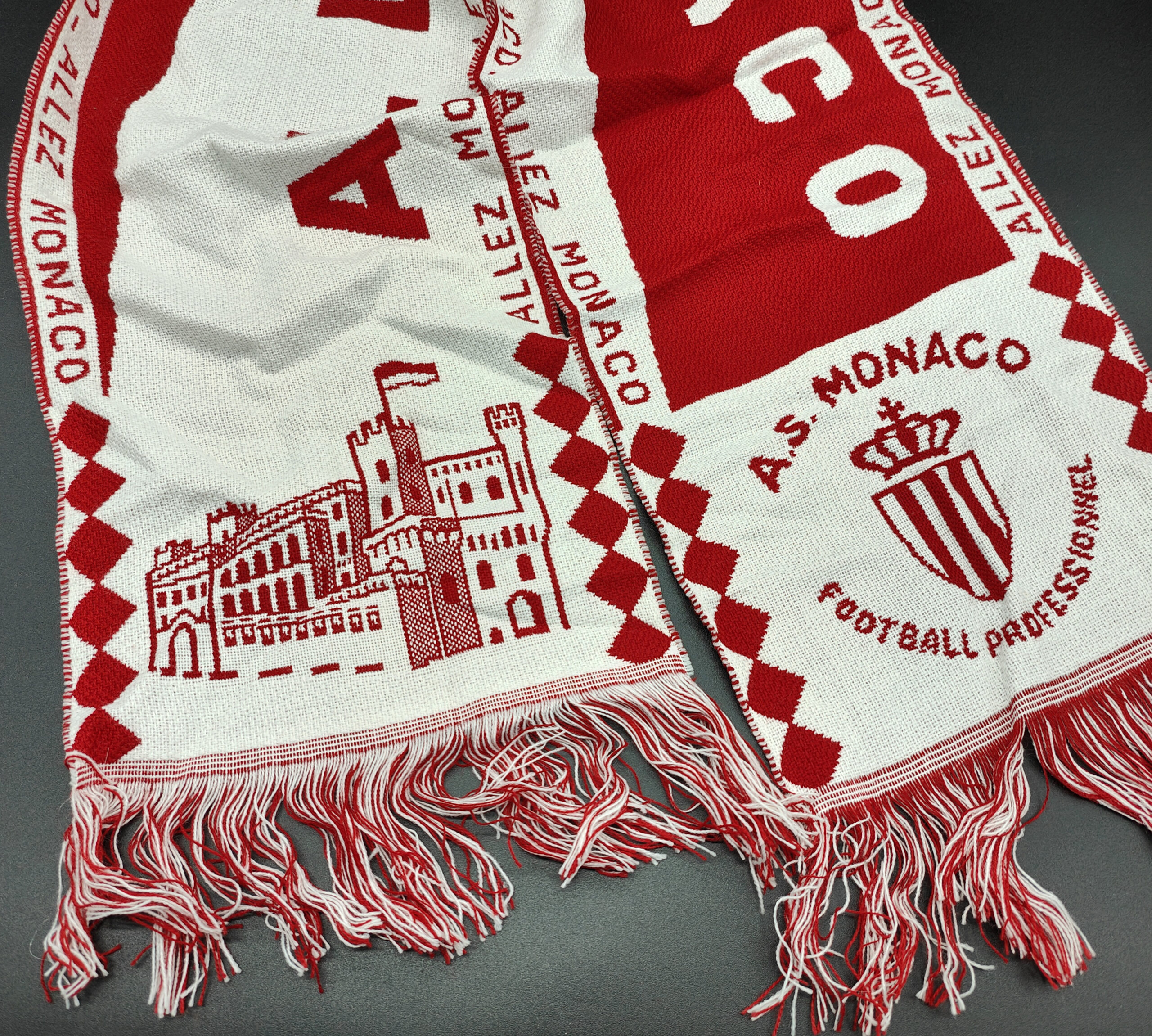 AS Monaco sciarpa '90 - immagine 3