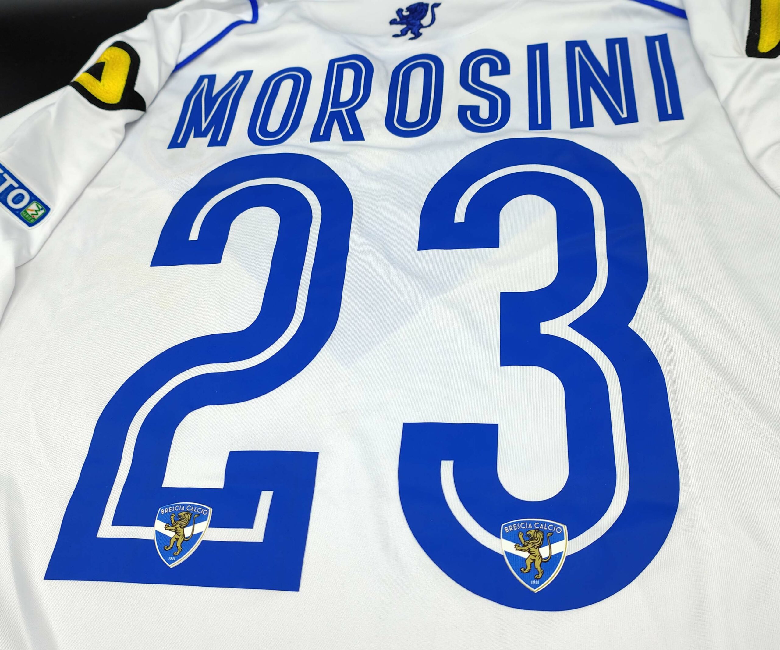 Brescia 2015-16 maglia Acerbis away #23 Morosini matchworn - immagine 9