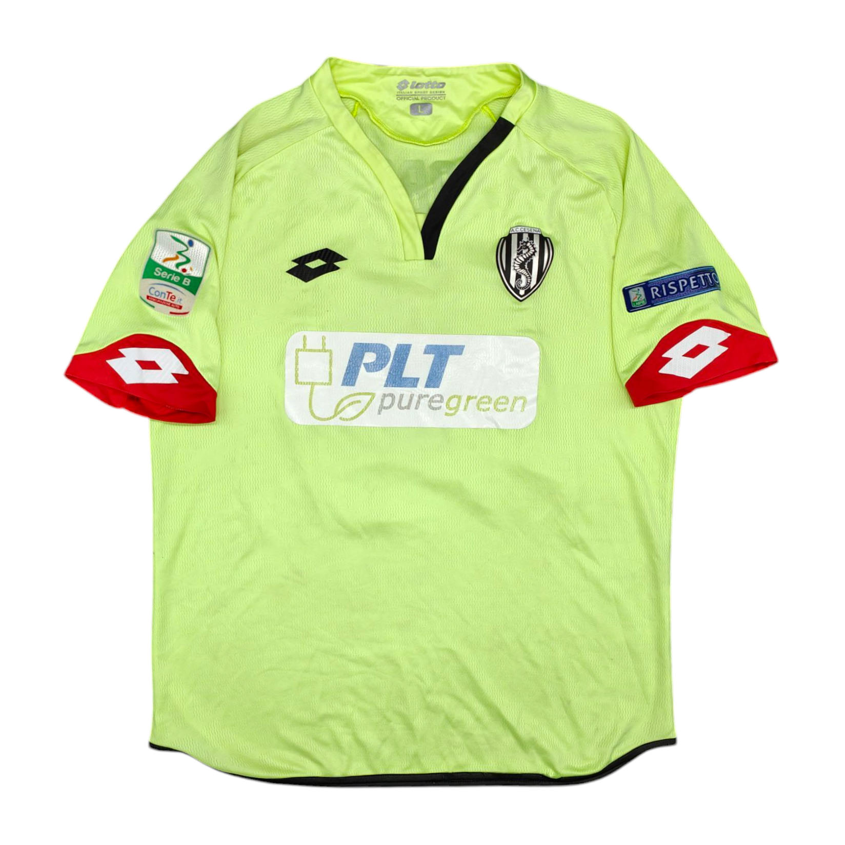 Cesena 2016-17 maglia Lotto third #34 Di Roberto matchworn - immagine 2