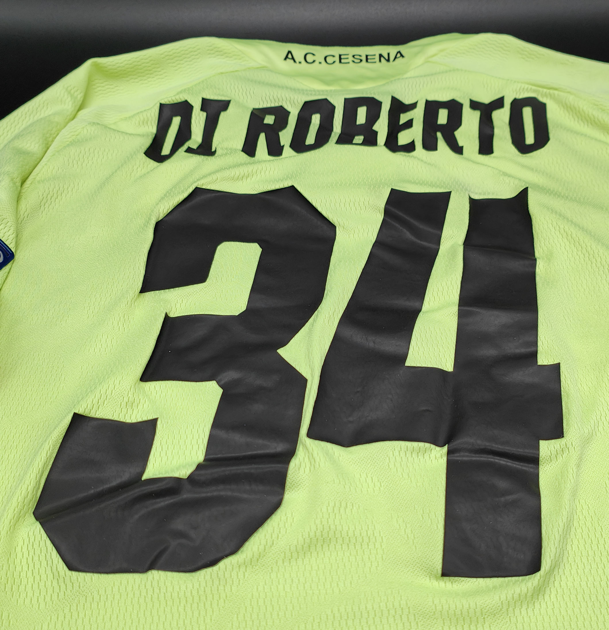 Cesena 2016-17 maglia Lotto third #34 Di Roberto matchworn - immagine 9