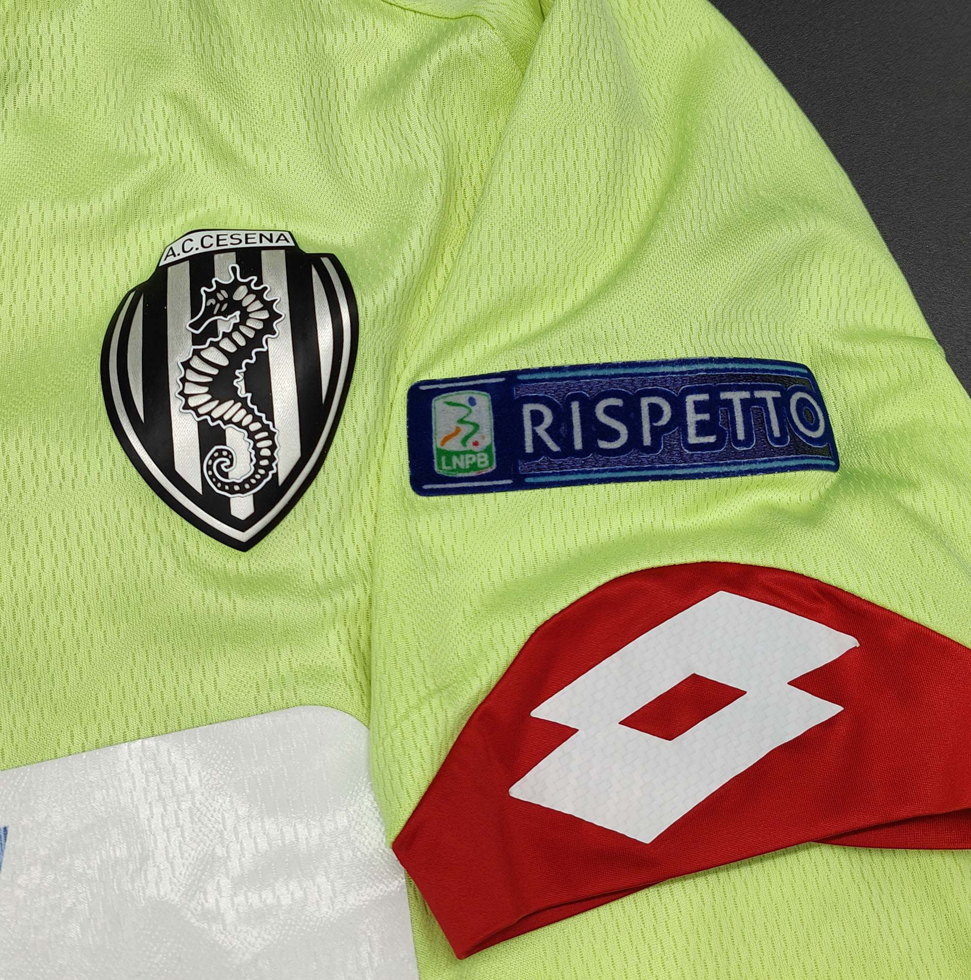 Cesena 2016-17 maglia Lotto third #34 Di Roberto matchworn - immagine 5