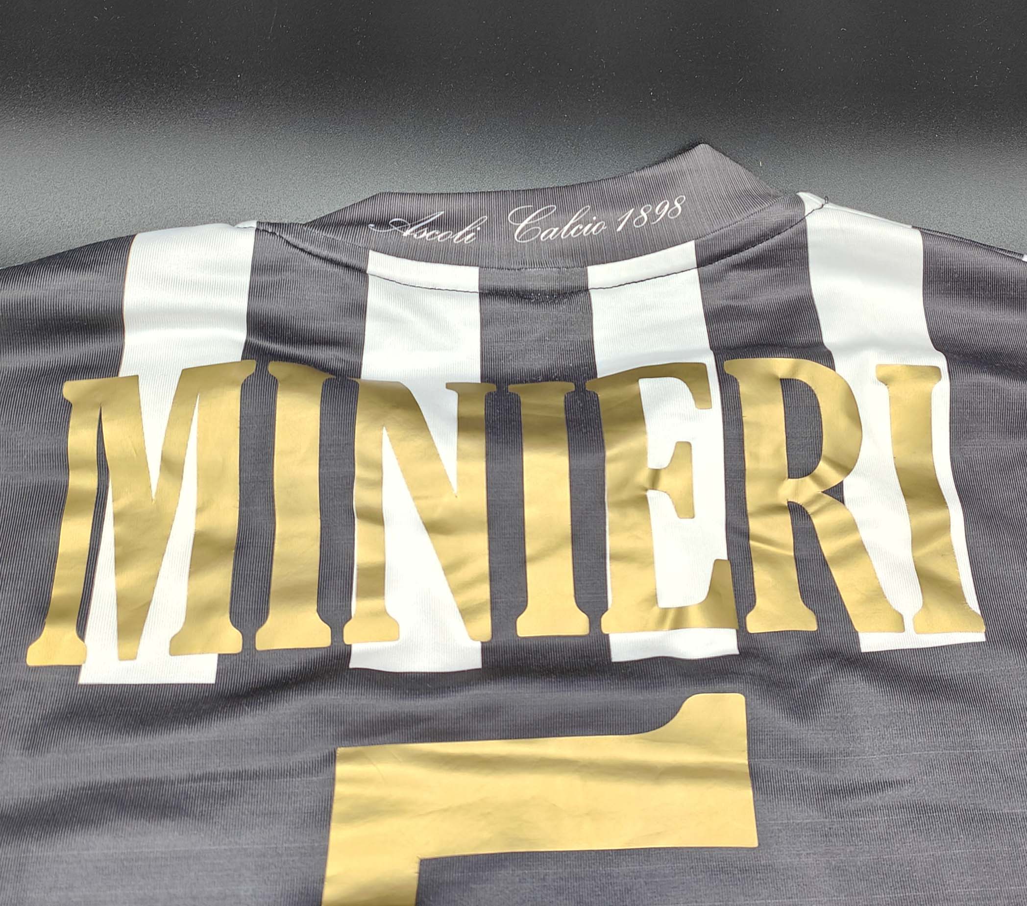 Ascoli 2006-07 maglia Legea home #5 Minieri matchworn - immagine 8