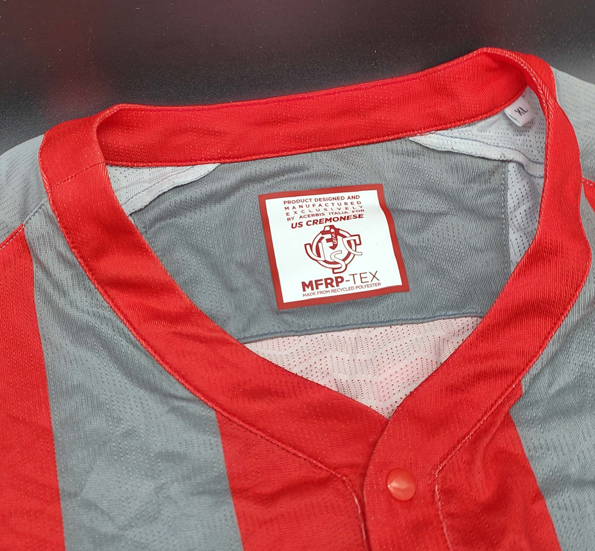 Cremonese 2023-24 maglia Acerbis home #74 Tsadjout matchworn - immagine 3