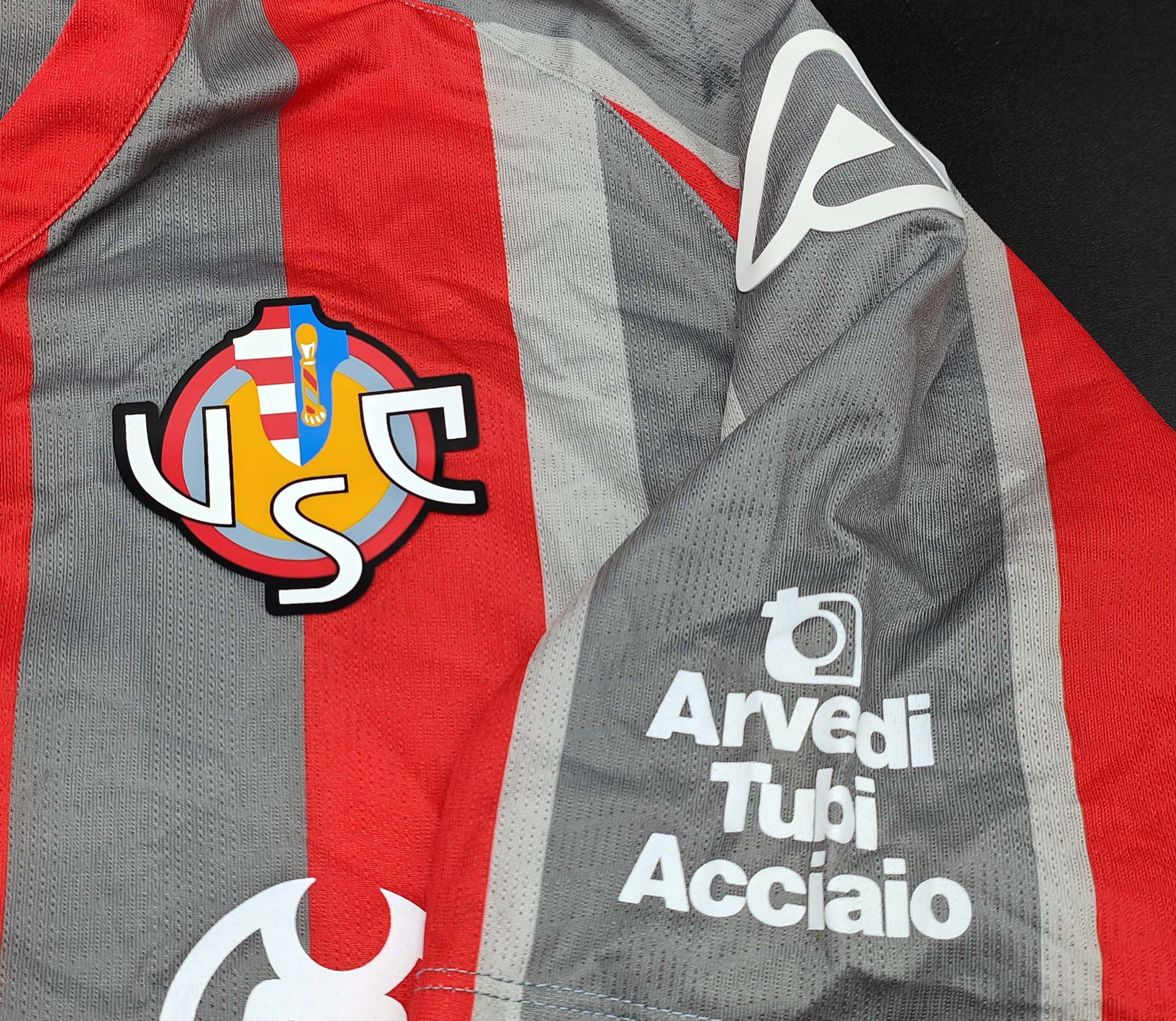 Cremonese 2023-24 maglia Acerbis home #74 Tsadjout matchworn - immagine 5