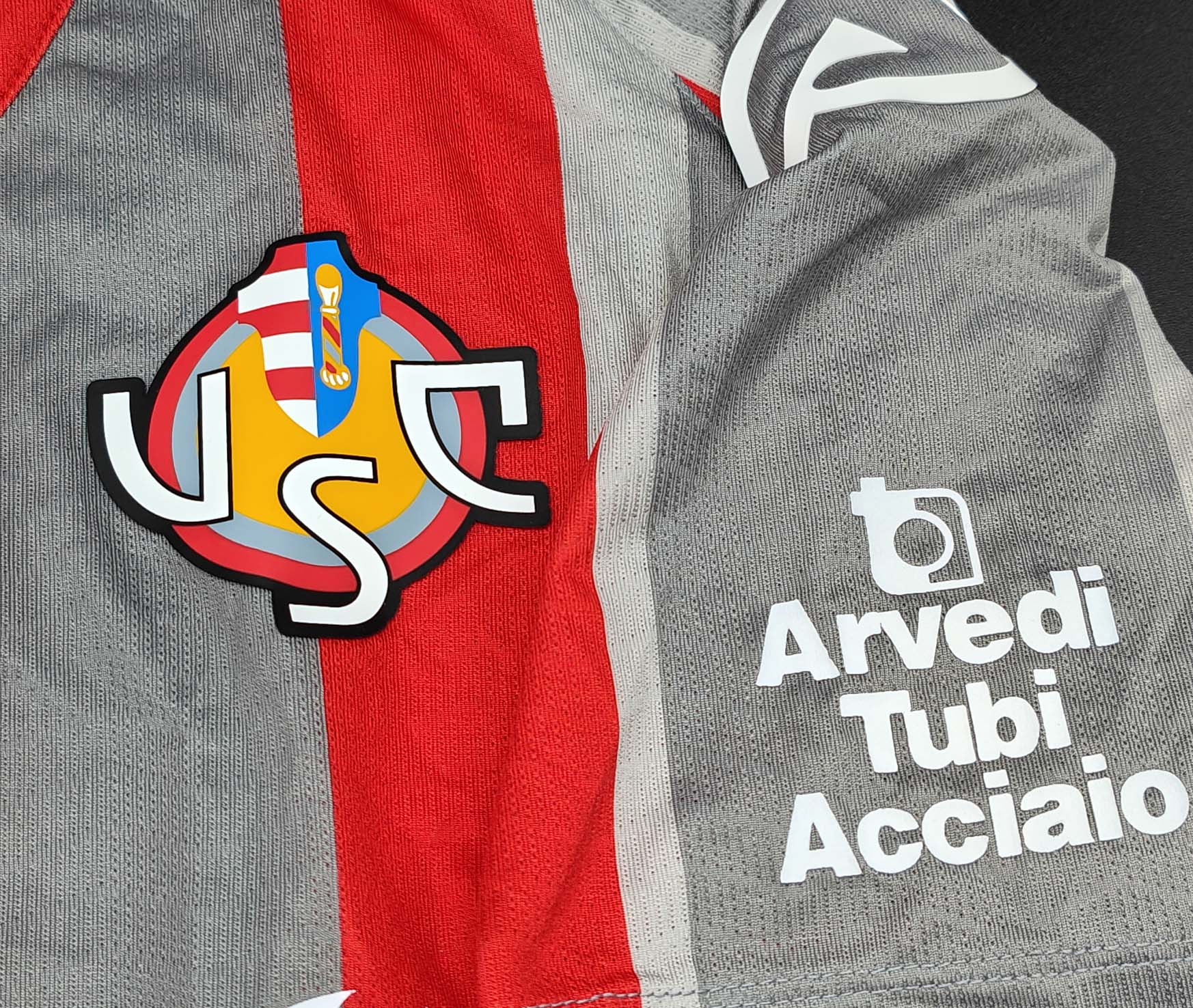 Cremonese 2023-24 maglia Acerbis home #98 Zanimacchia matchworn - immagine 5