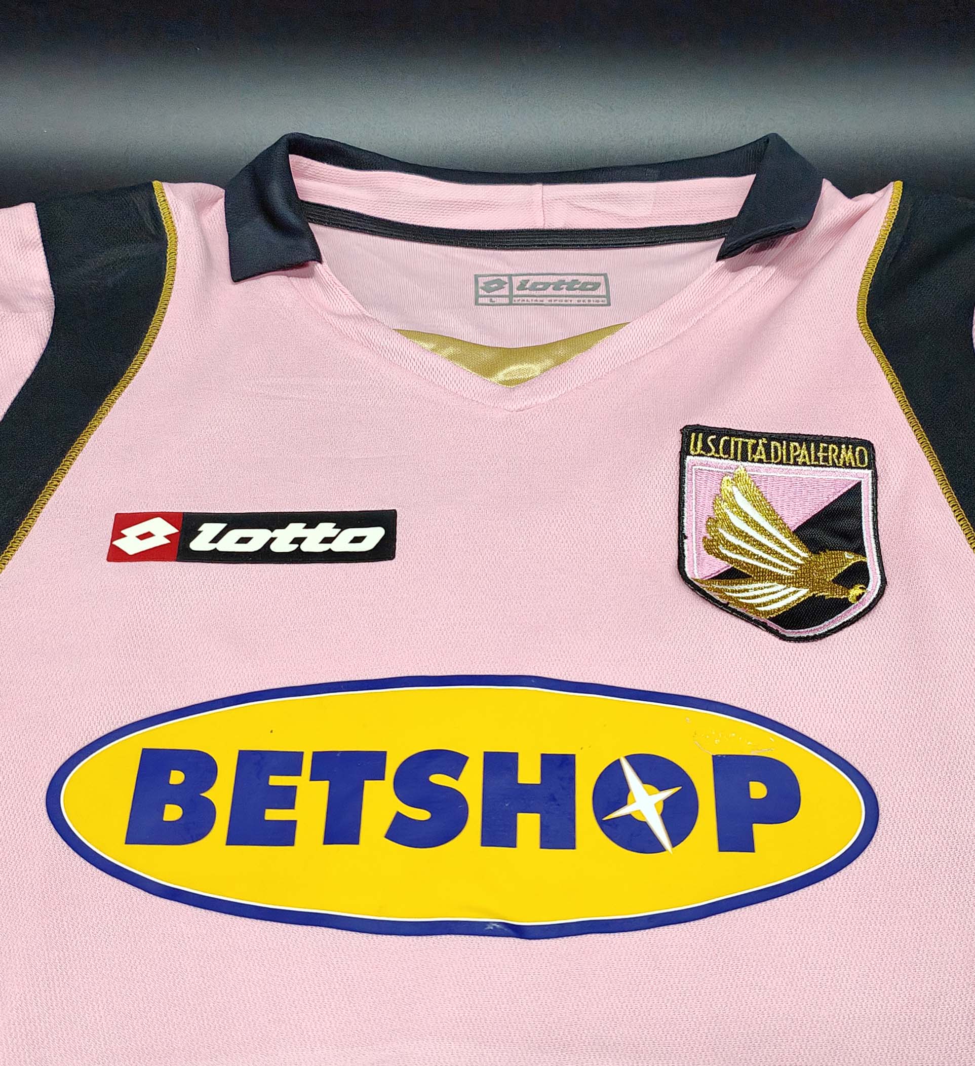 Palermo 2008-10 maglia Lotto home #30 Simplicio matchworn - immagine 6