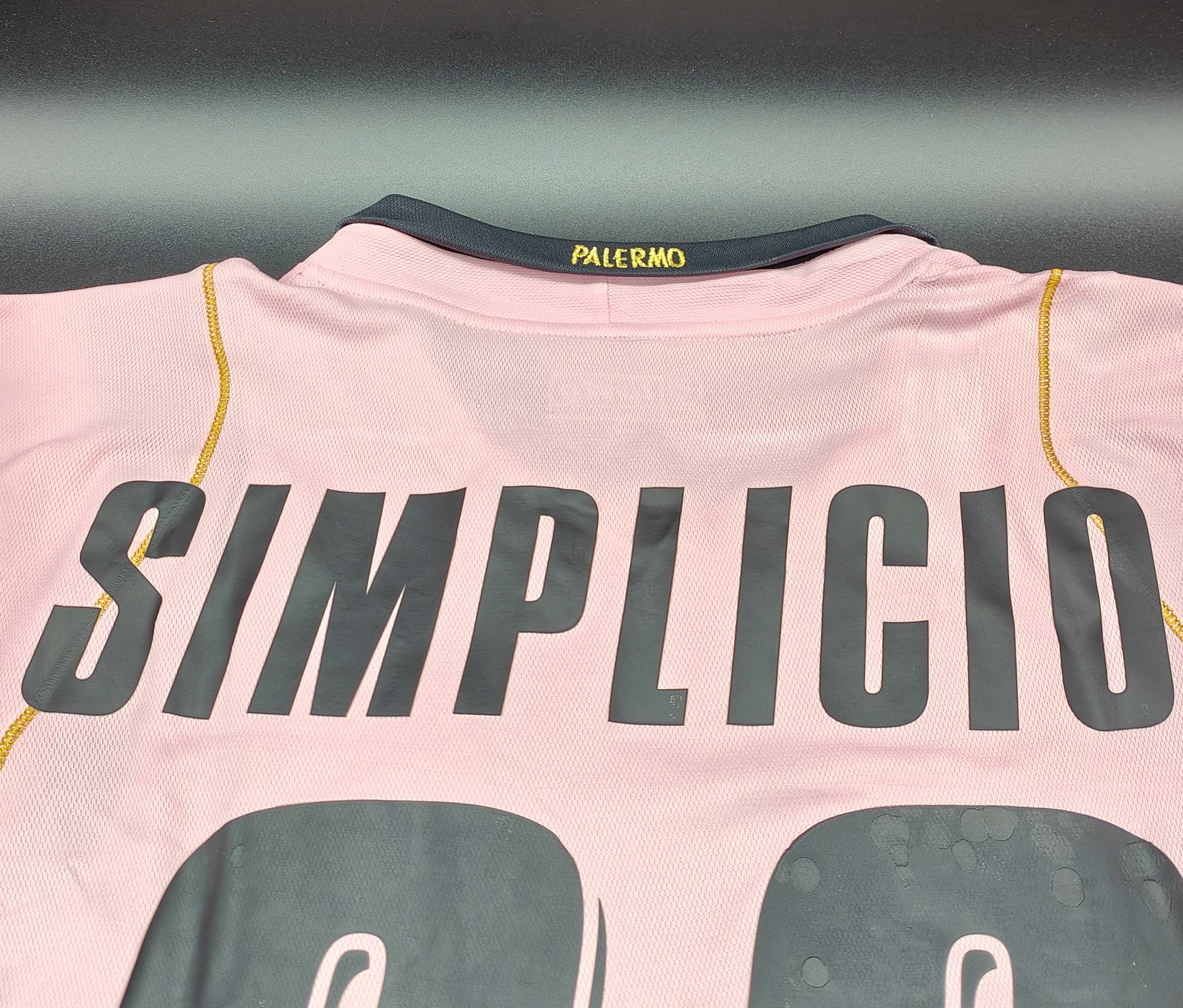 Palermo 2008-10 maglia Lotto home #30 Simplicio matchworn - immagine 8