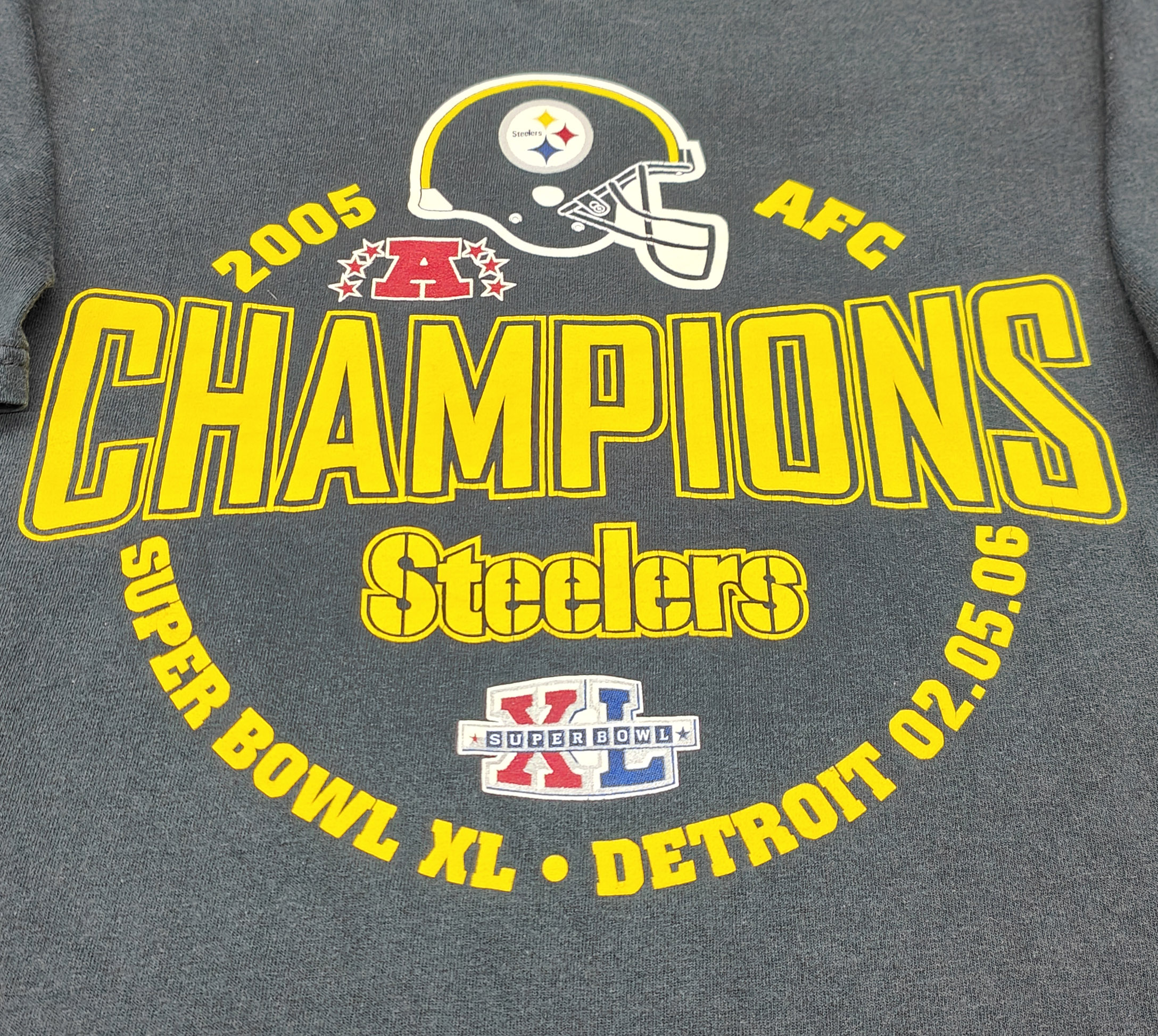 Pittsburgh Steelers 2005 t-shirt NFL "Super Bowl" - immagine 2