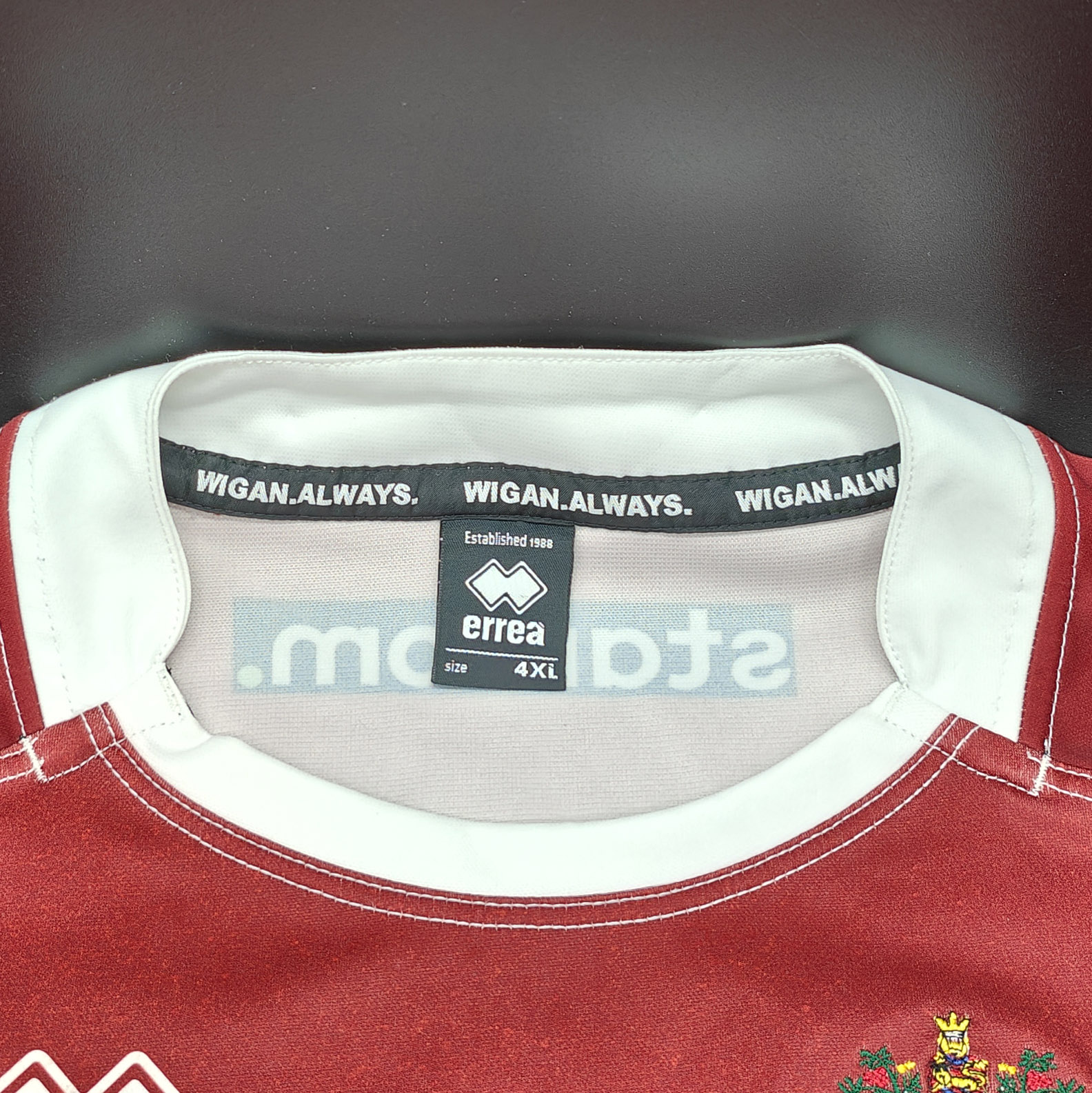 Wigan Warriors 2017-18 maglia Erreà home - immagine 4
