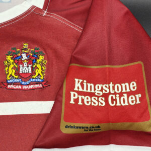 Alternative view of Wigan Warriors 2017-18 maglia Erreà home