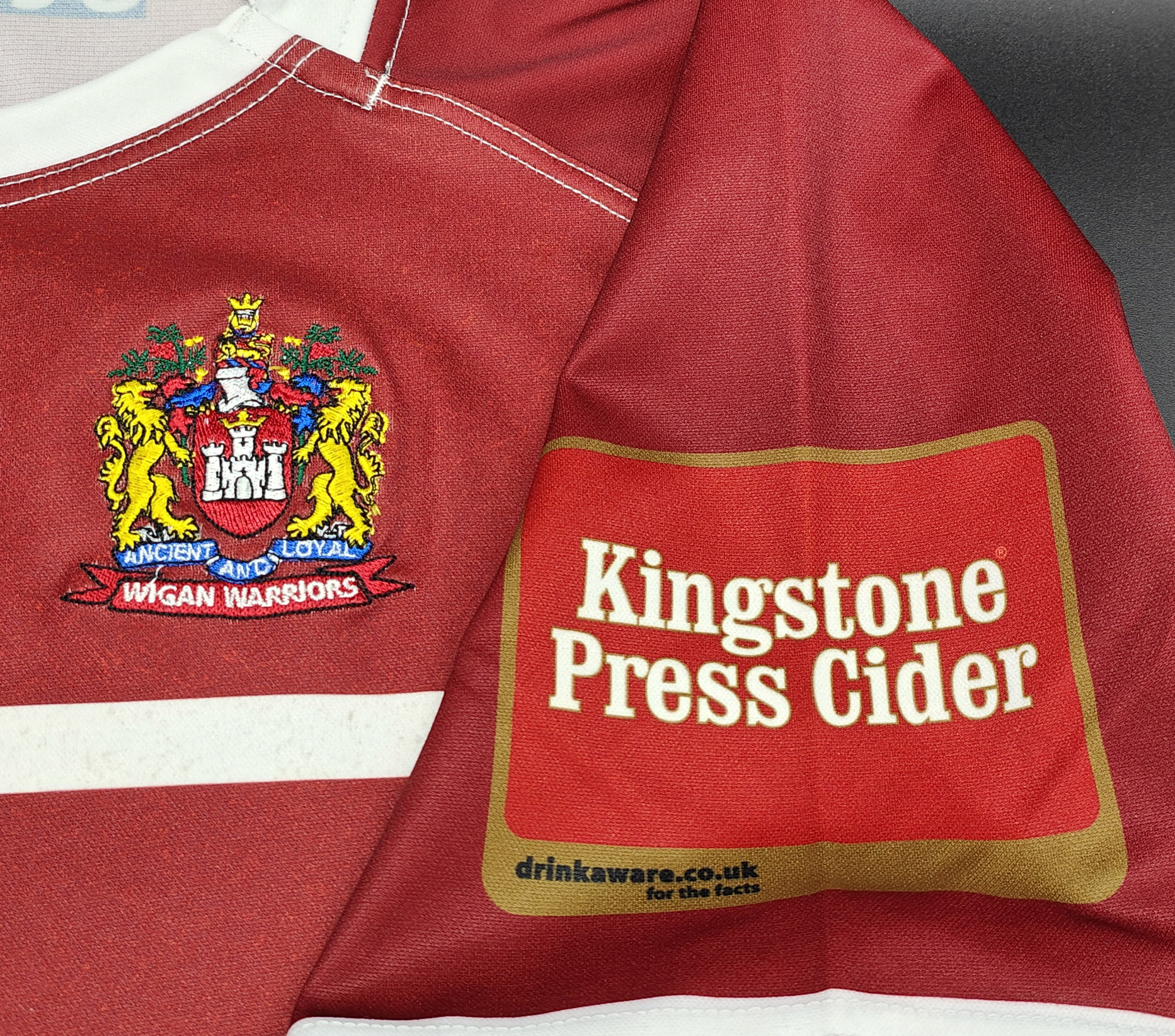 Wigan Warriors 2017-18 maglia Erreà home - immagine 2