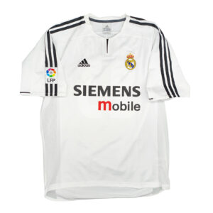 Alternative view of Real Madrid 2003-04 maglia Adidas home #23 Beckham