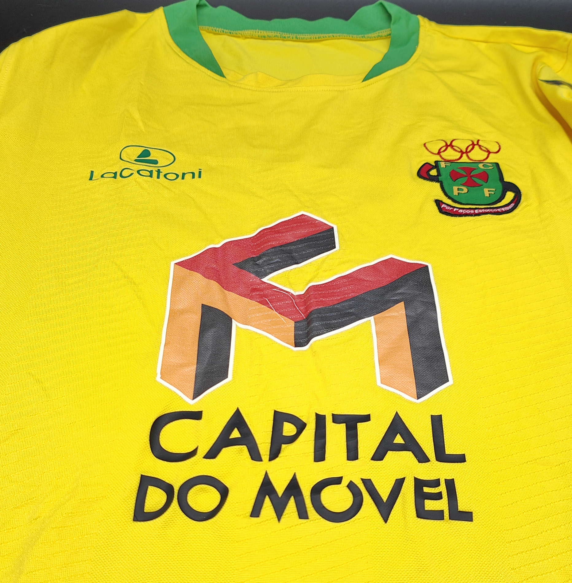 Paços de Ferreira 2010-11 maglia Lacatoni home #5 Javier Cohene matchworn - immagine 6