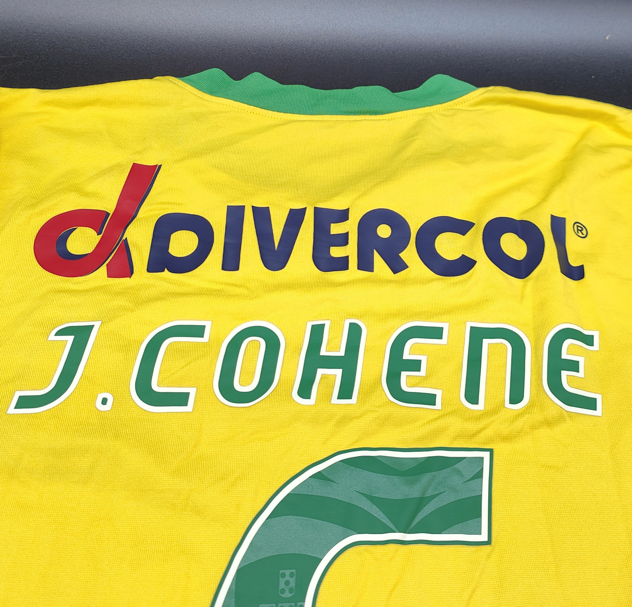 Paços de Ferreira 2010-11 maglia Lacatoni home #5 Javier Cohene matchworn - immagine 8