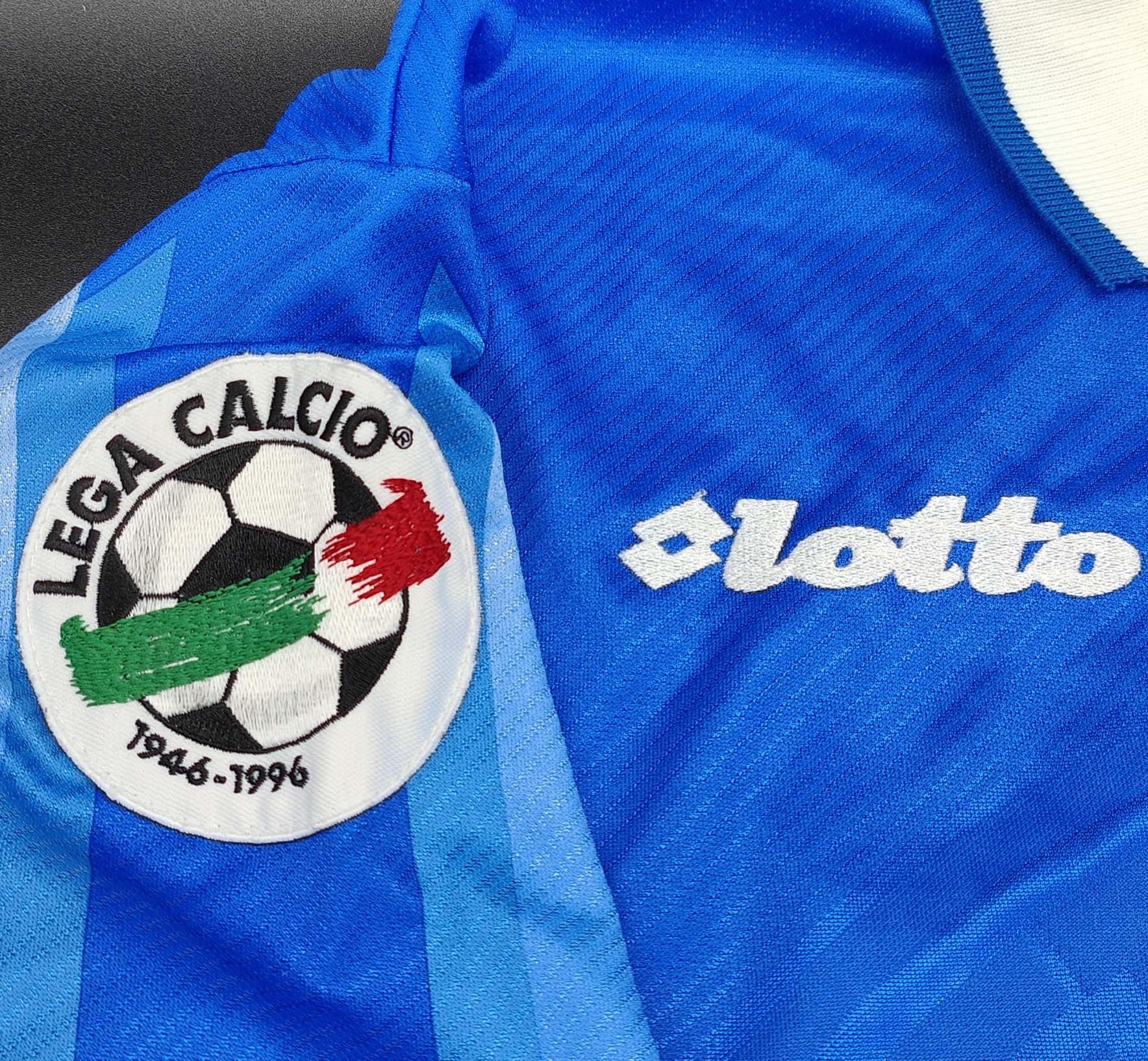 Napoli 1996-97 maglia Lotto home #22 Crasson matchworn - immagine 4