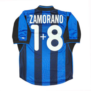Inter 2000-01 maglia Nike home #1+8 Zamorano