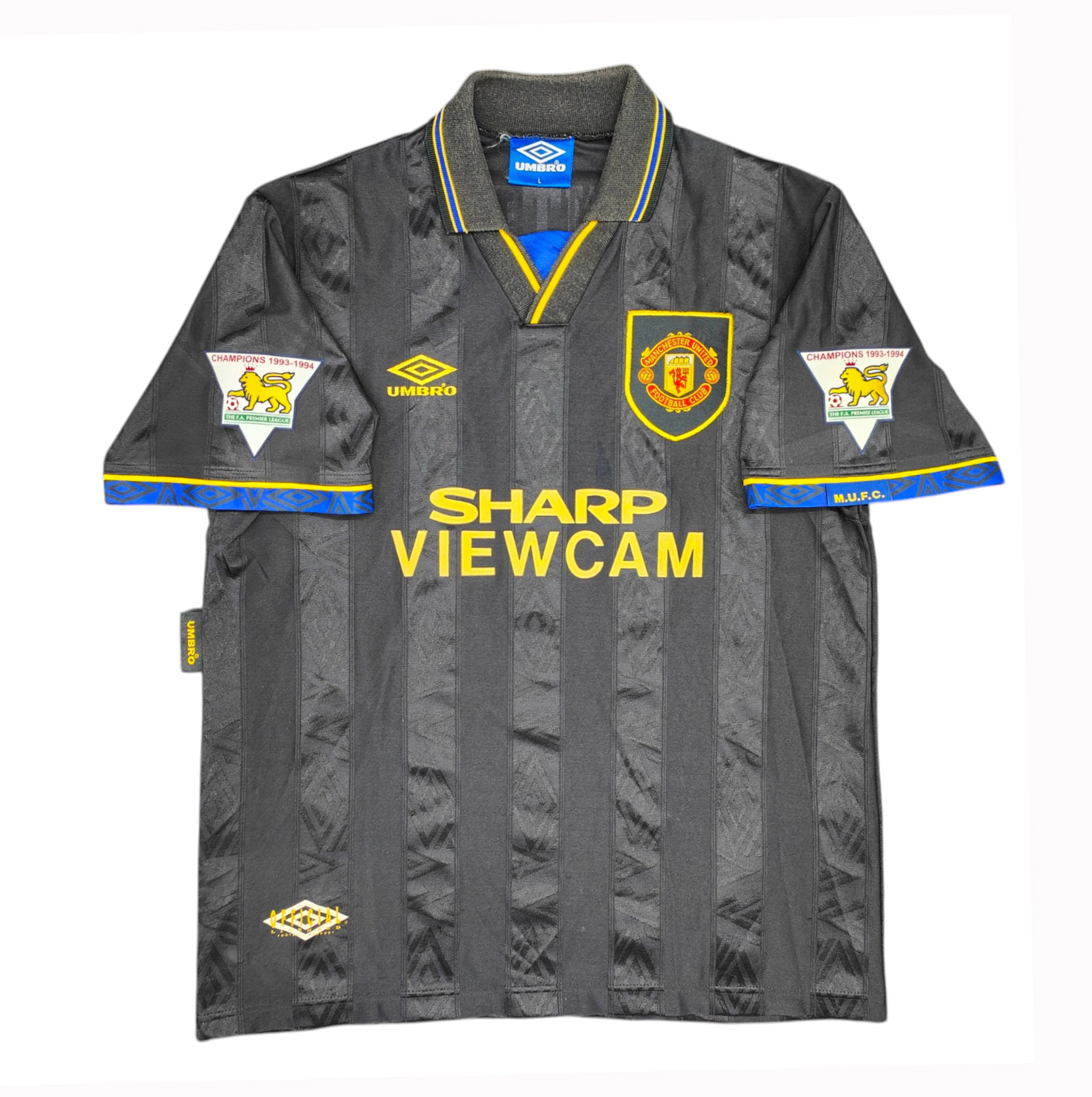 Manchester United 1994-95 maglia Umbro third #7 Cantona - immagine 2