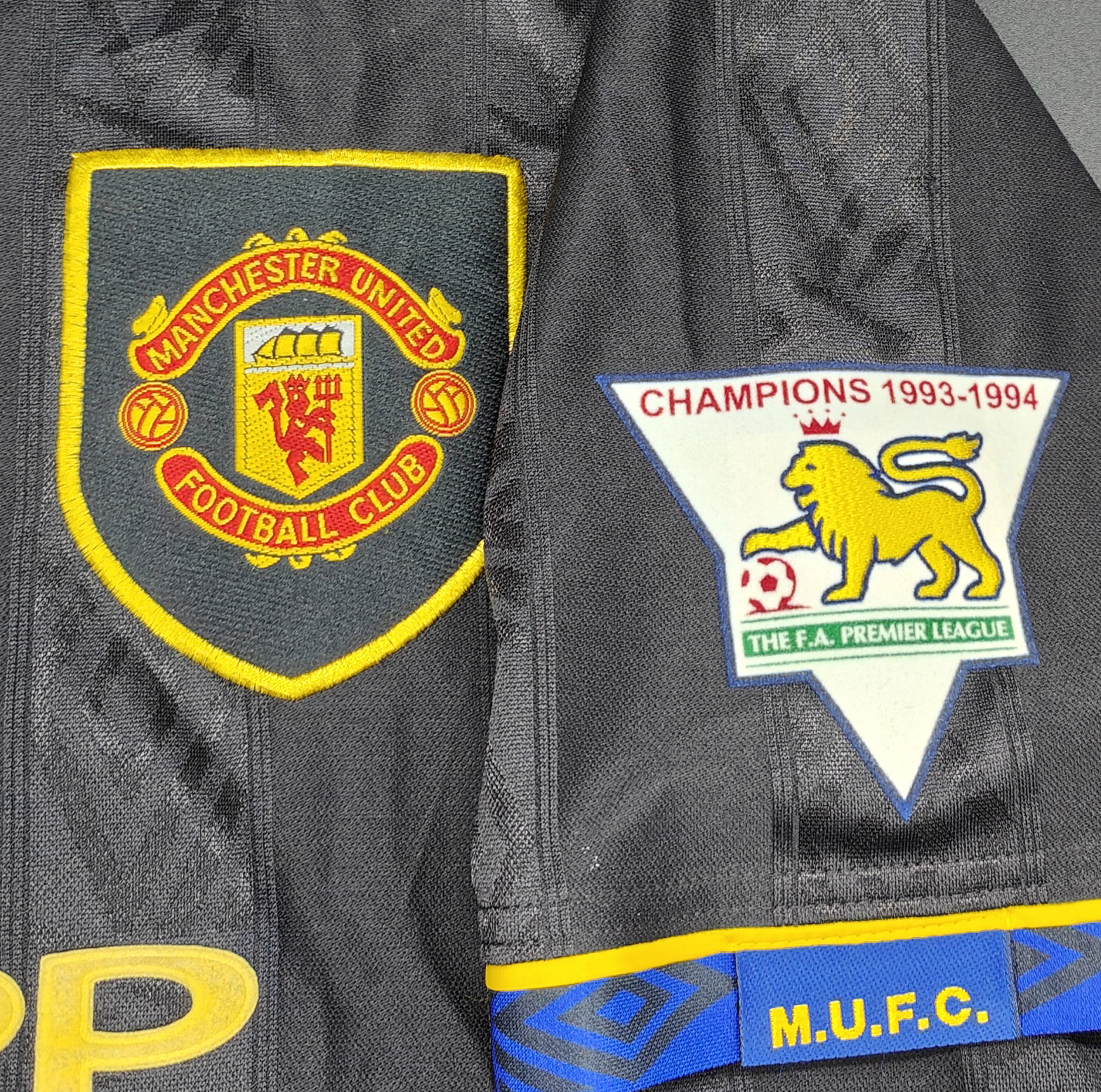 Manchester United 1994-95 maglia Umbro third #7 Cantona - immagine 6