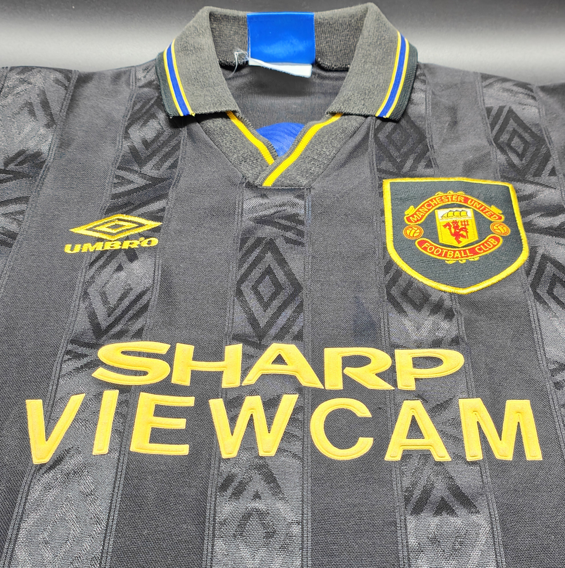 Manchester United 1994-95 maglia Umbro third #7 Cantona - immagine 7