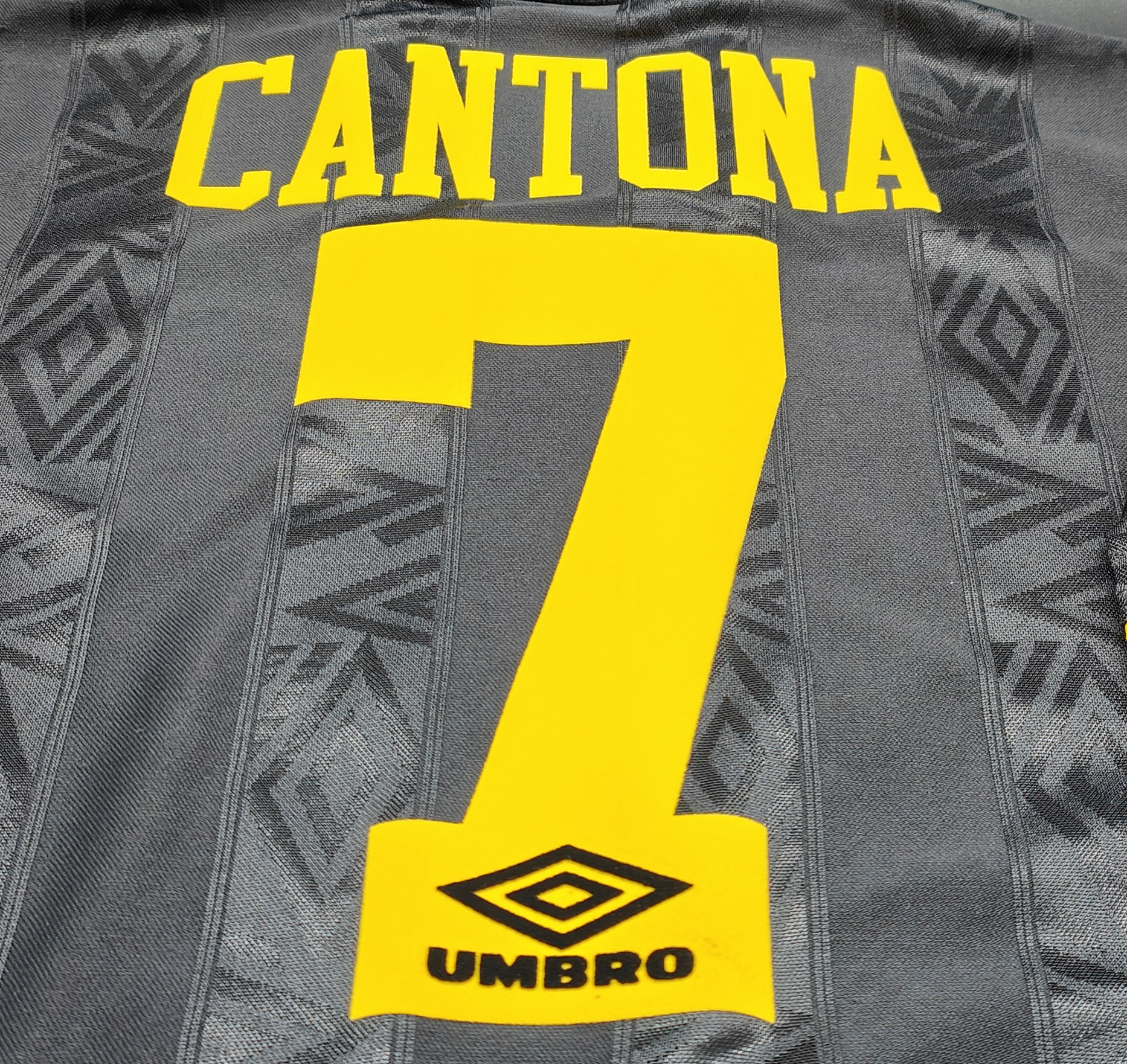 Manchester United 1994-95 maglia Umbro third #7 Cantona - immagine 9
