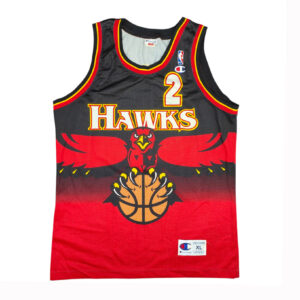 Atlanta Hawks 1995-96 maglia Champion home #2 Augmon