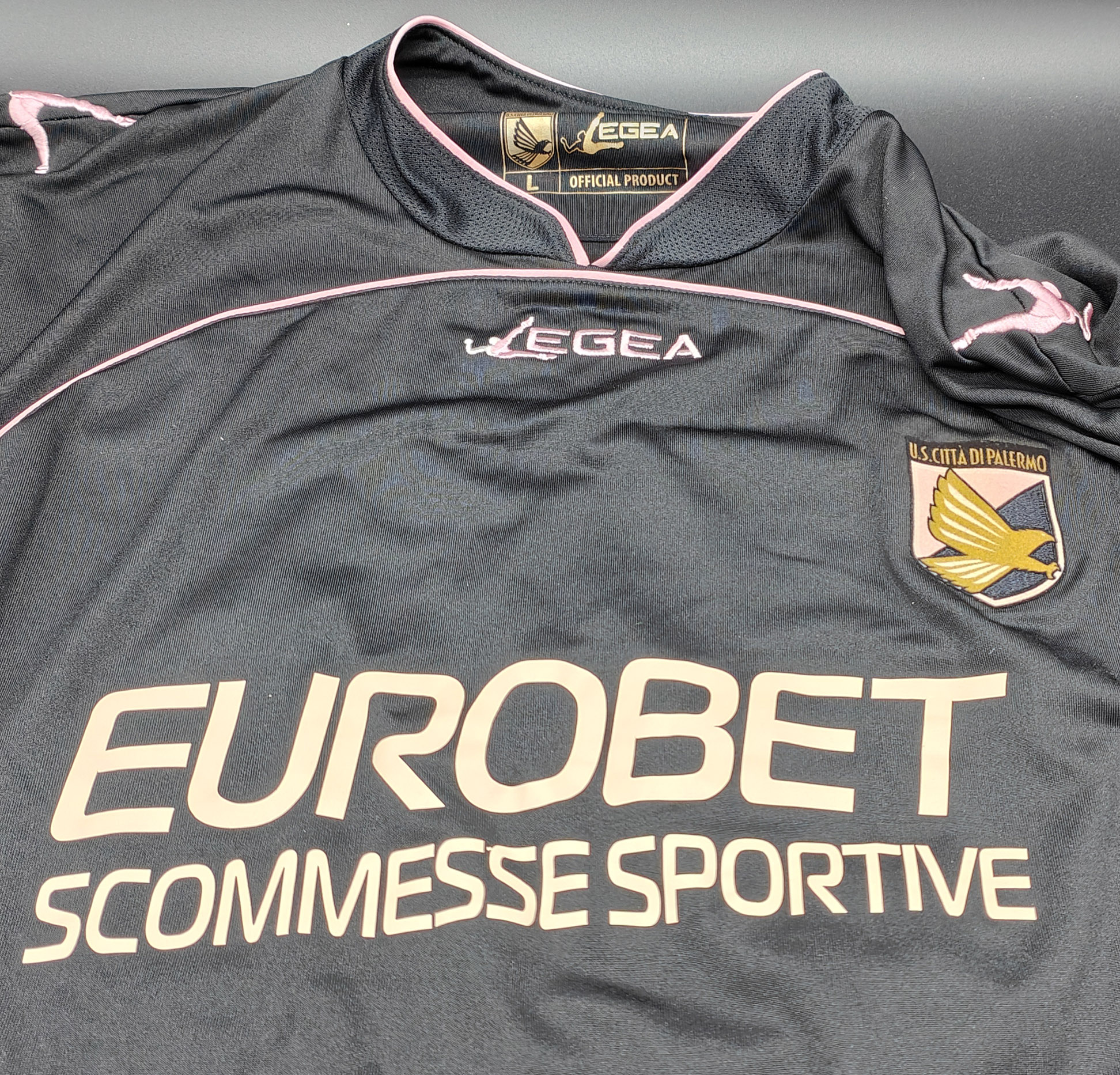 Palermo 2010-11 maglia Legea third #21 Bacinovic matchworn - immagine 6