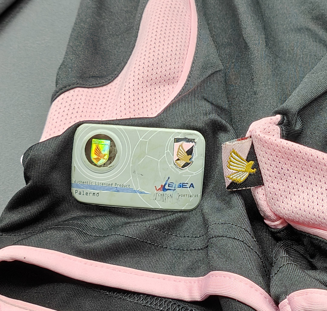 Palermo 2010-11 maglia Legea third #21 Bacinovic matchworn - immagine 7