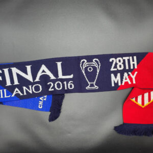 Alternative view of Real Madrid sciarpa 2015-16 Atletico Madrid finale Champions League