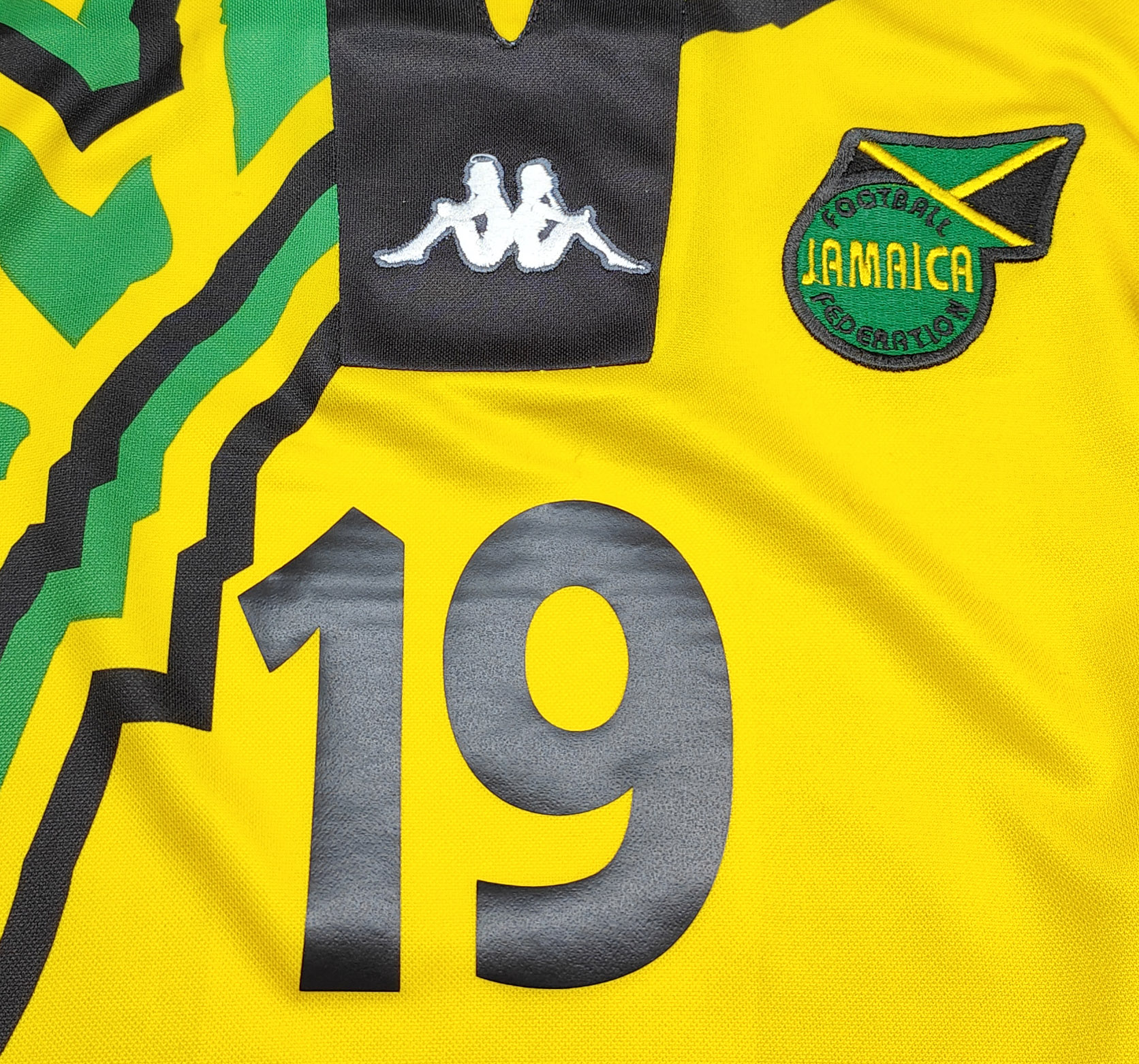 Jamaica 1998 maglia Kappa home #19 Sinclair - immagine 5