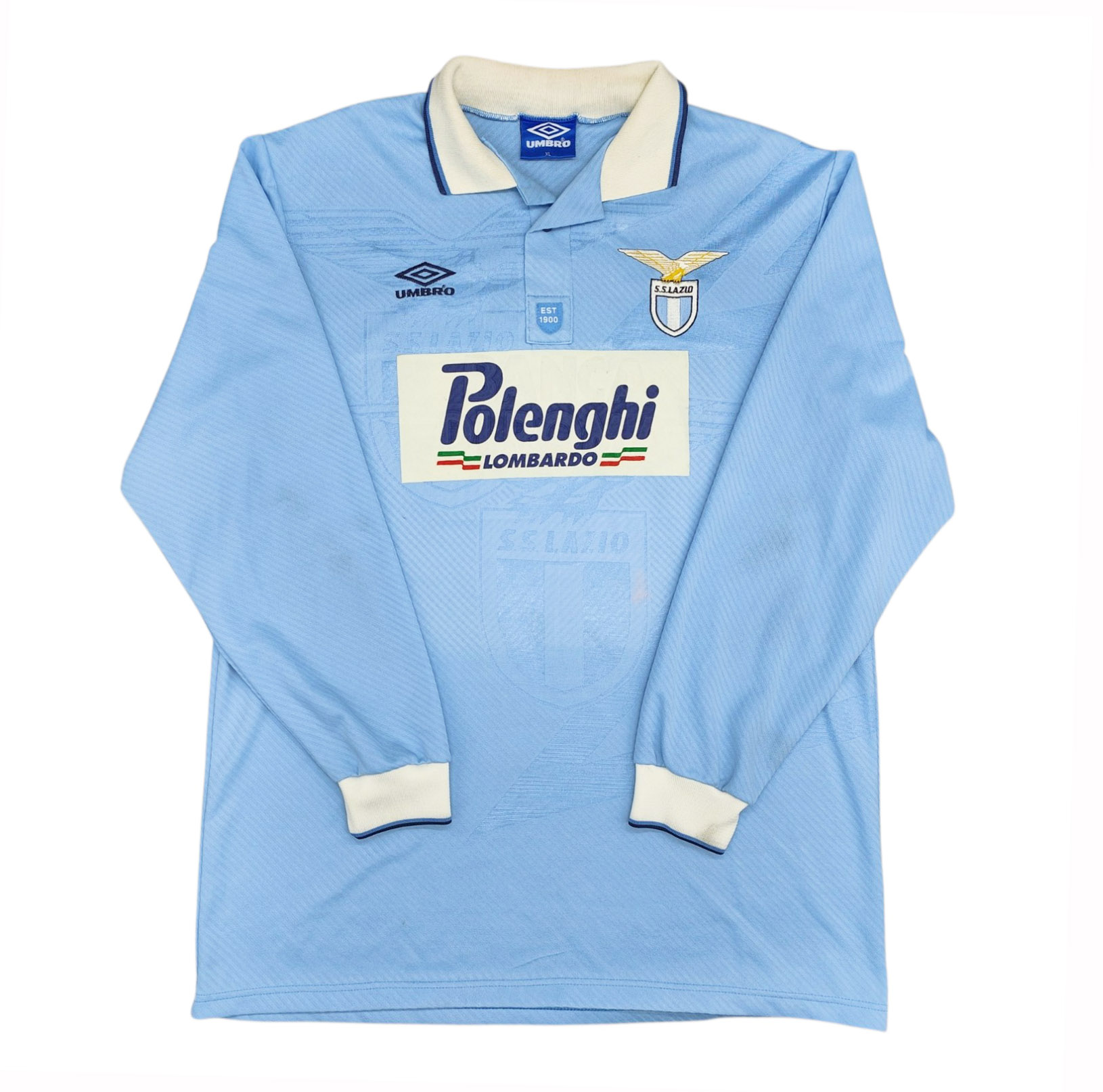 Lazio 1994-95 maglia Umbro home #18 matchworn
