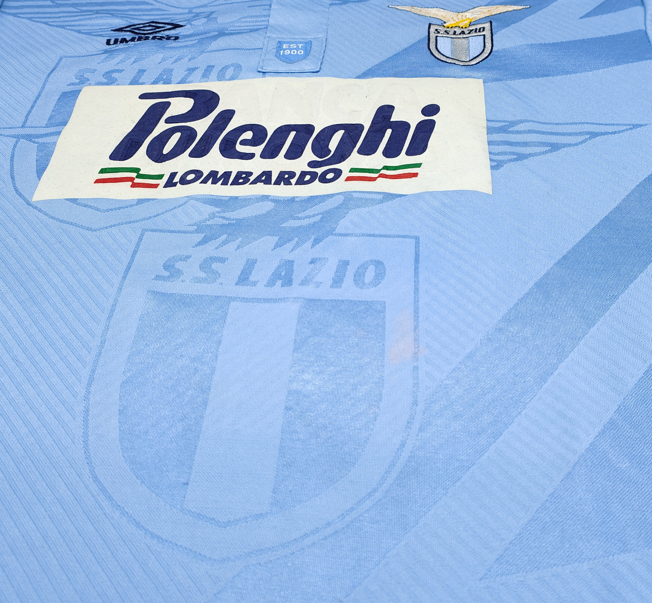 Lazio 1994-95 maglia Umbro home #18 matchworn - immagine 8