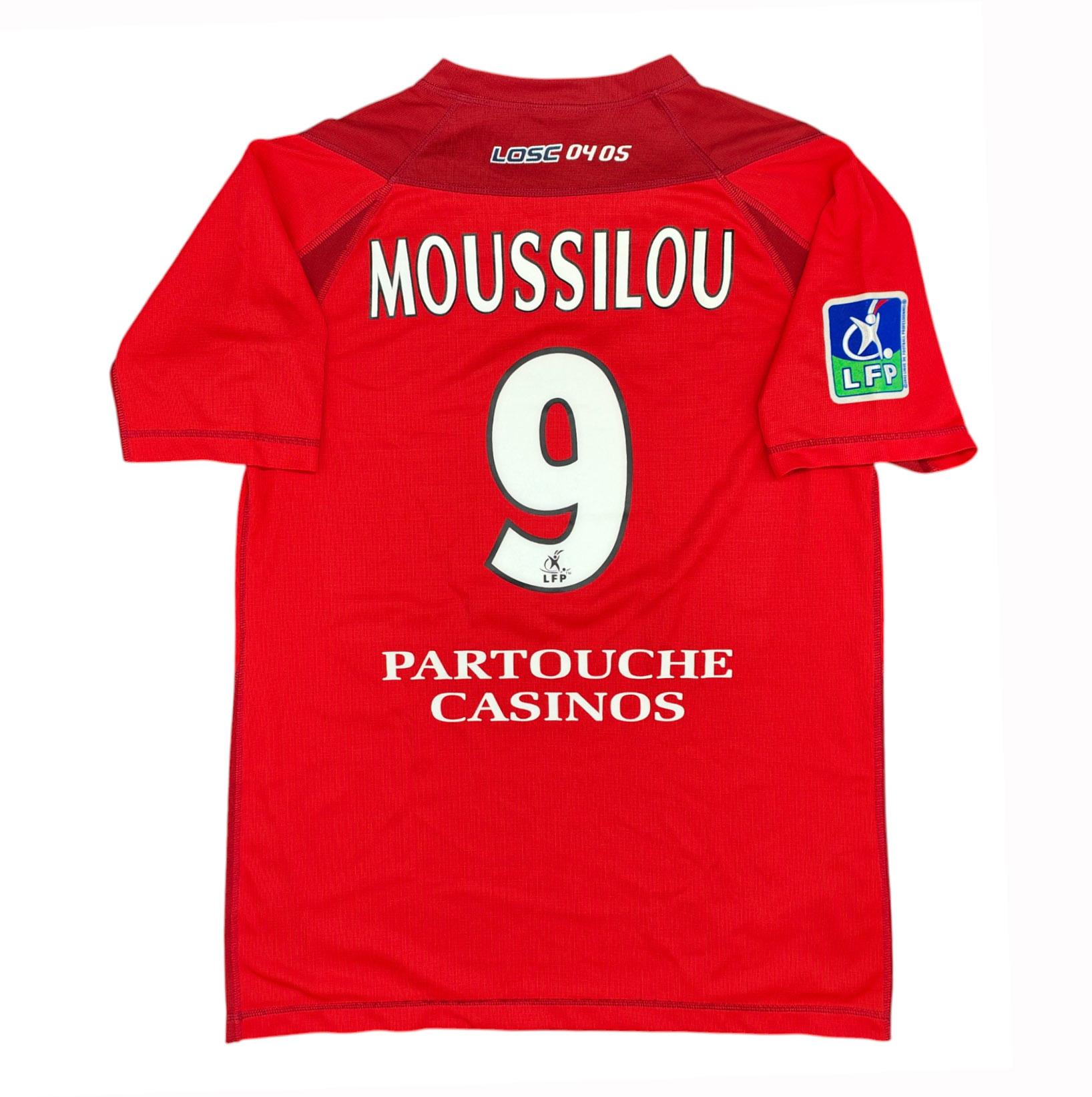 Lille 2004-05 maglia Kipsta home #9 Moussilou matchworn