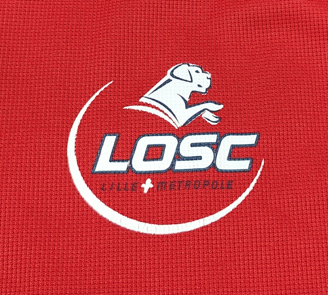 Lille 2004-05 maglia Kipsta home #9 Moussilou matchworn - immagine 4