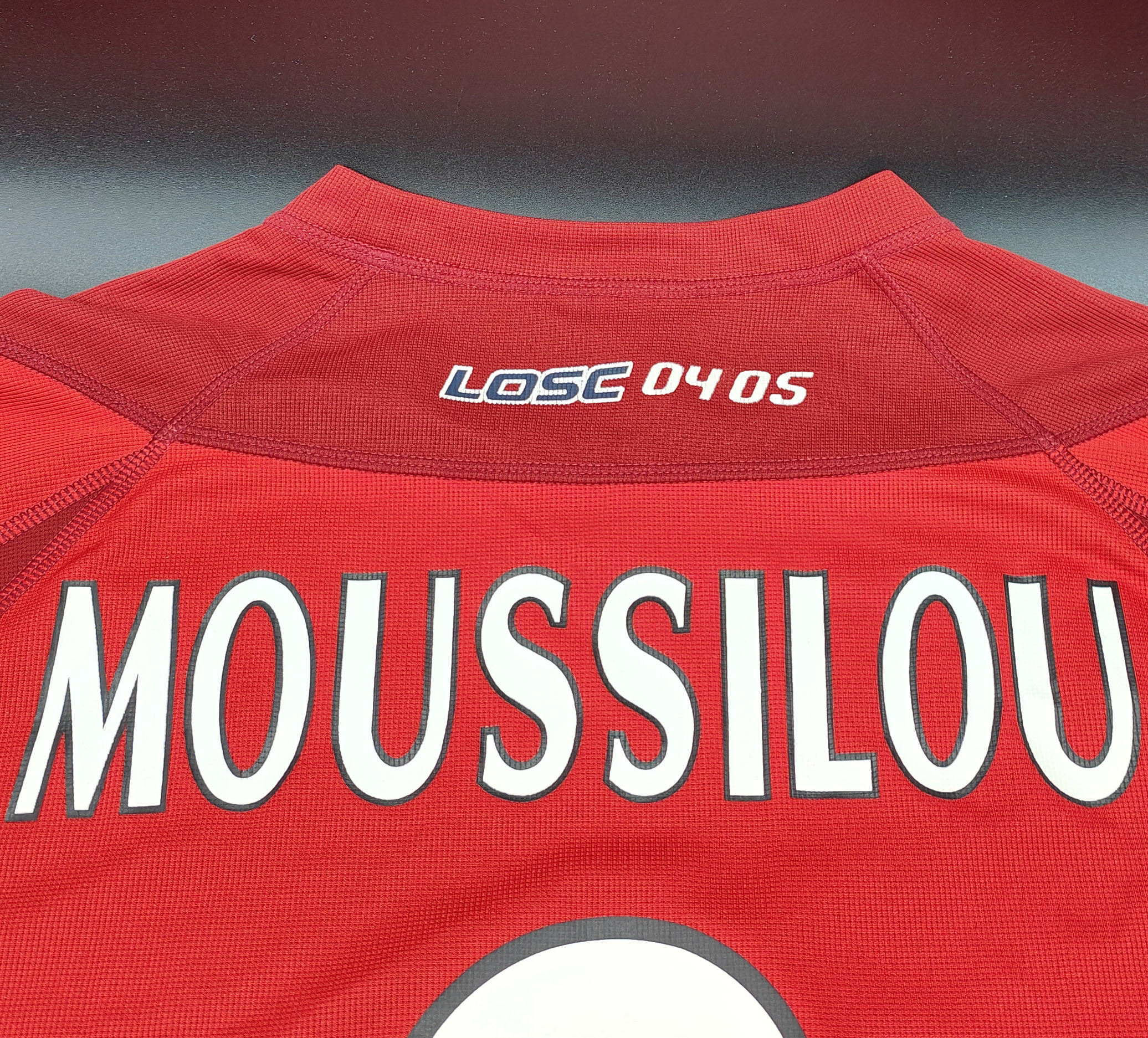 Lille 2004-05 maglia Kipsta home #9 Moussilou matchworn - immagine 8