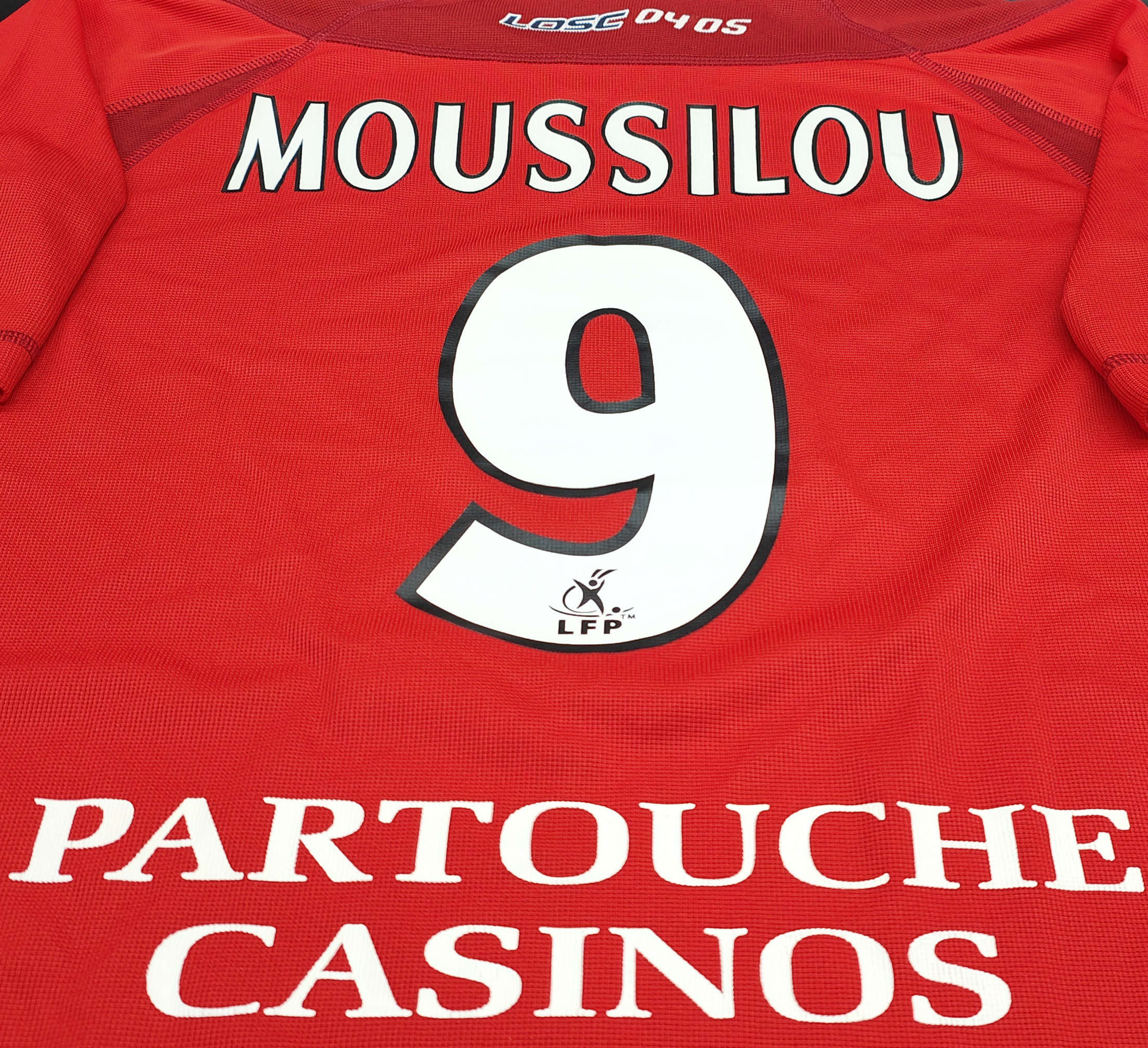 Lille 2004-05 maglia Kipsta home #9 Moussilou matchworn - immagine 9